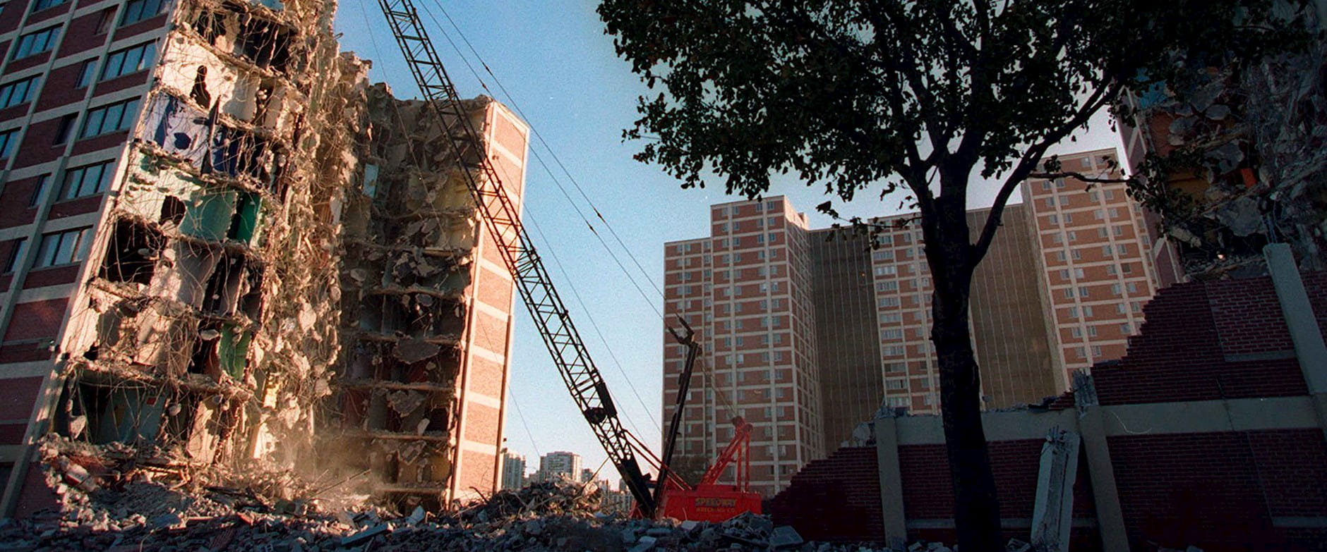 Demolition of Cabrini-Green in Chicago