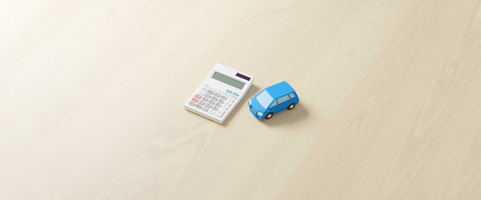 Car and calculator