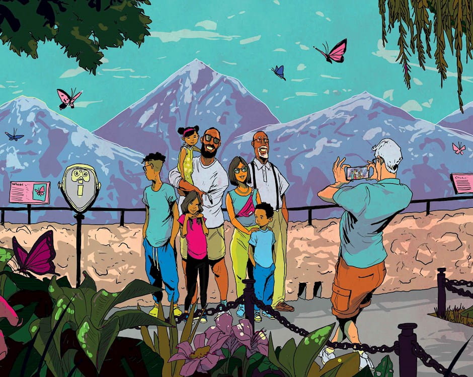 People taking pictures