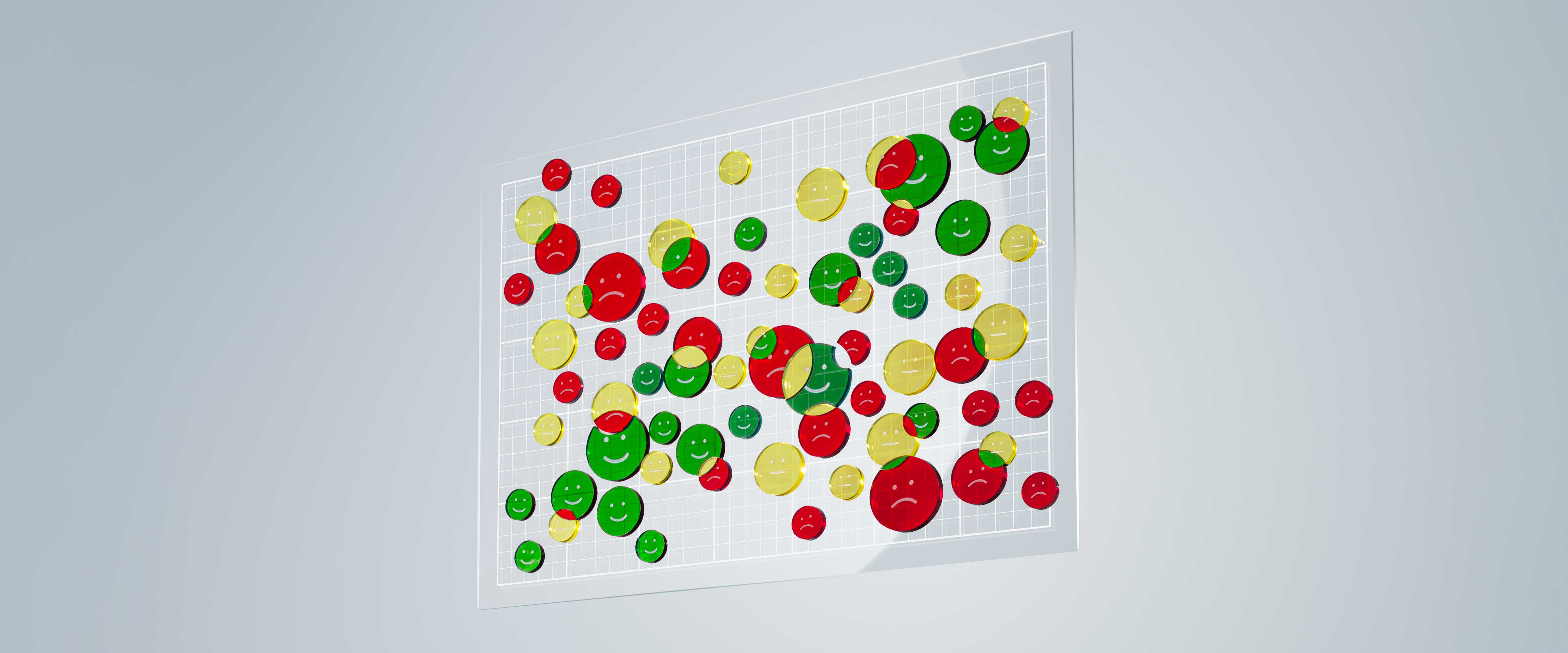 Scatterplot of faces