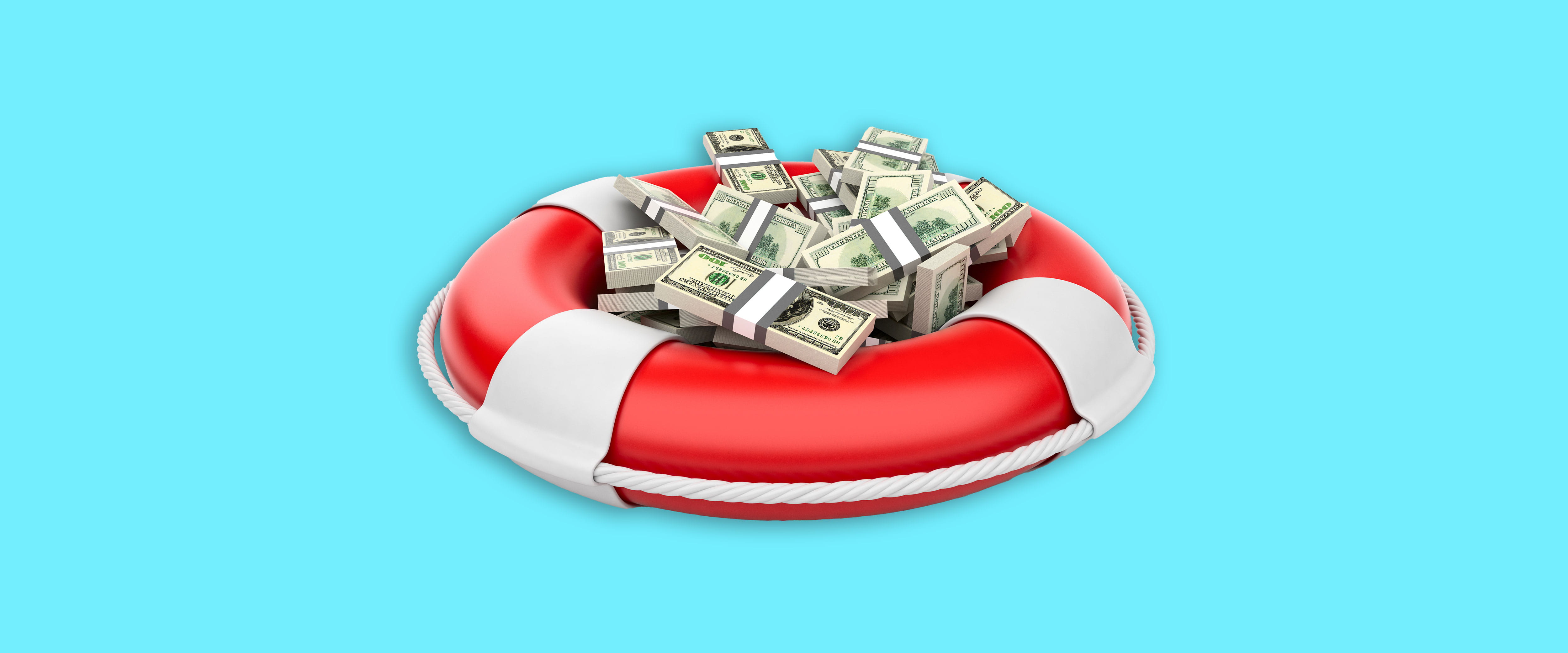 Money in a lifesaver