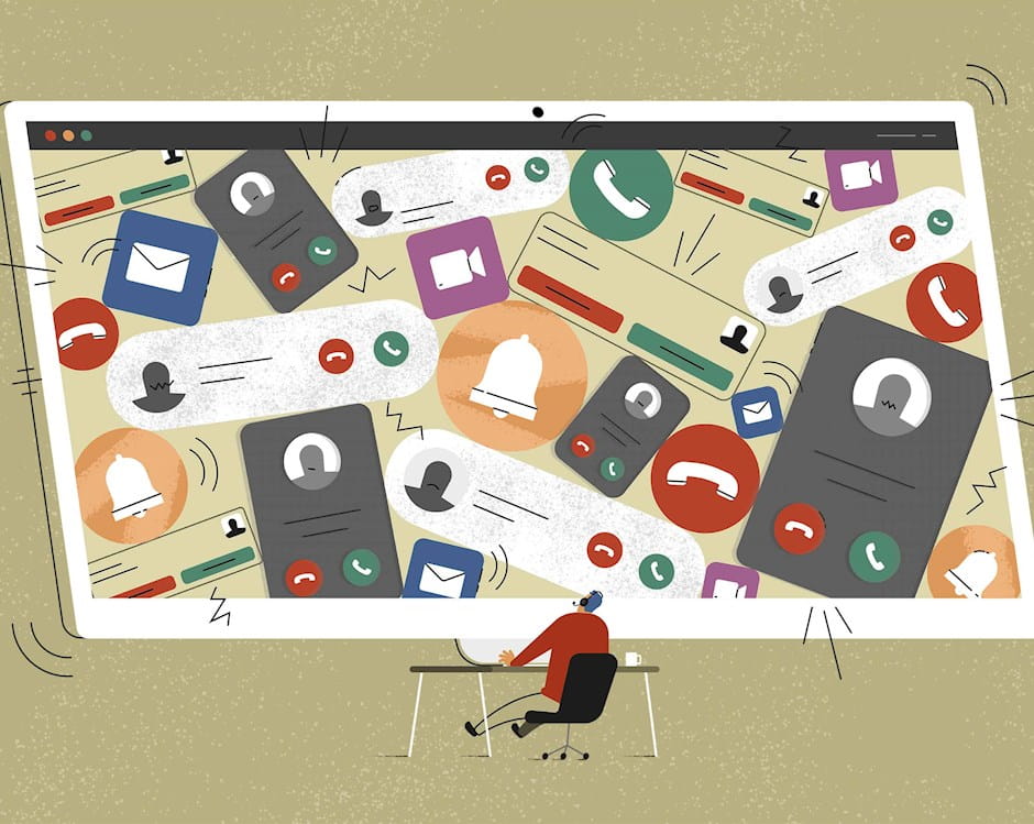 Computer inundated with calls