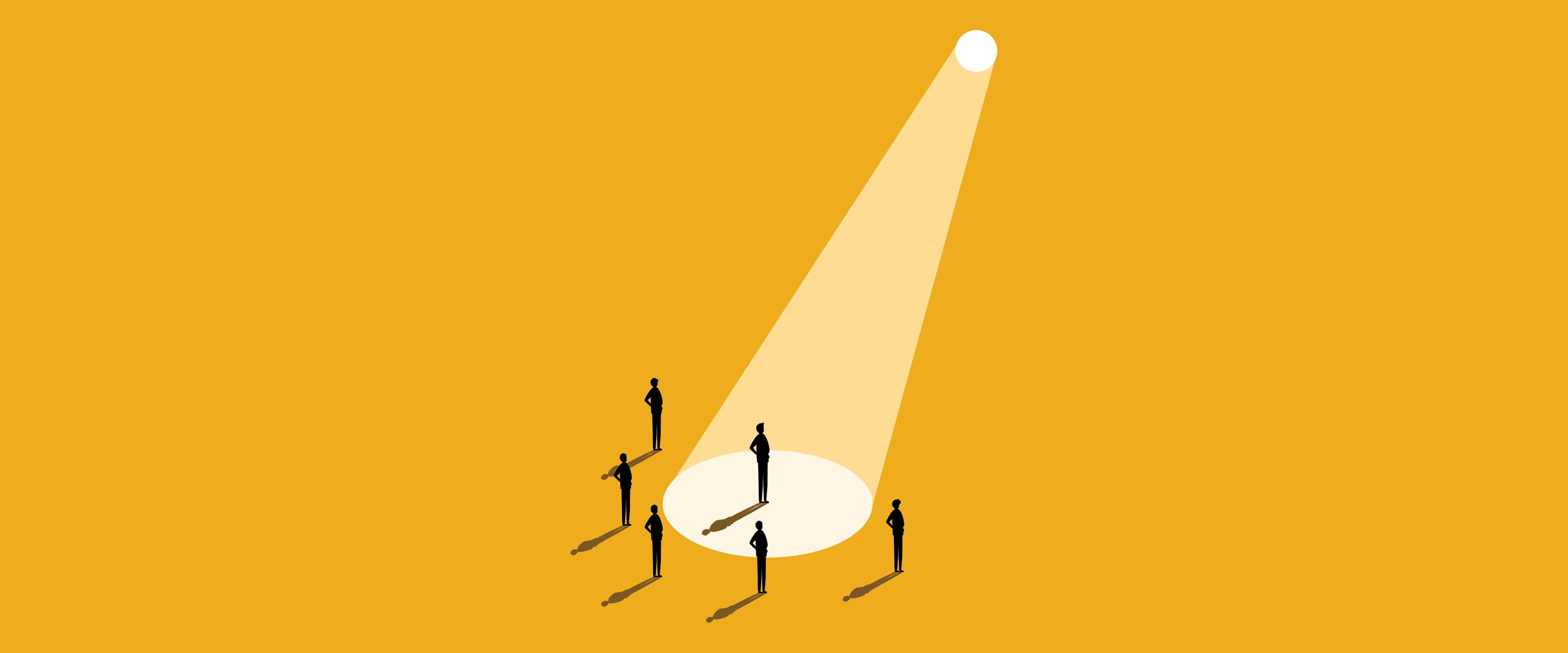 Executive in the spotlight