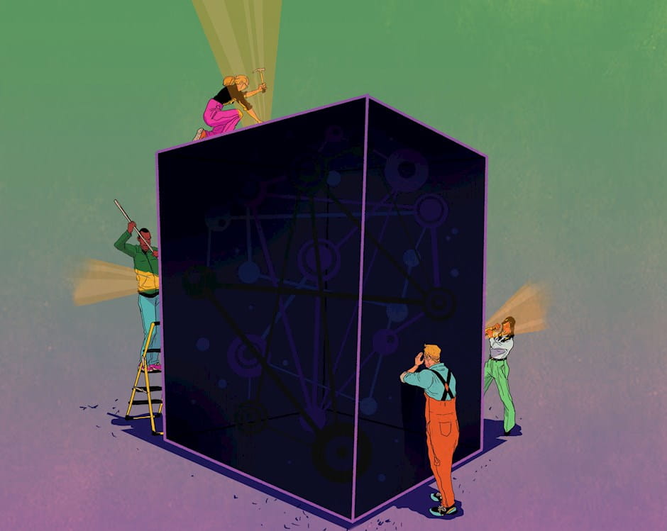 People breaking into AI box