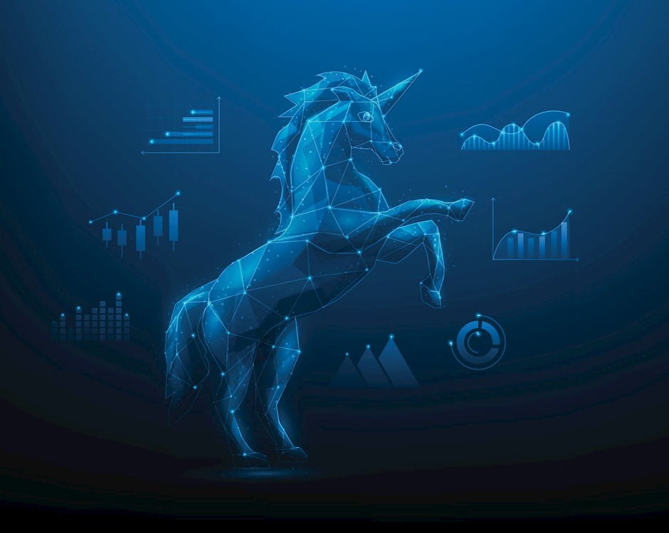 Unicorn and charts