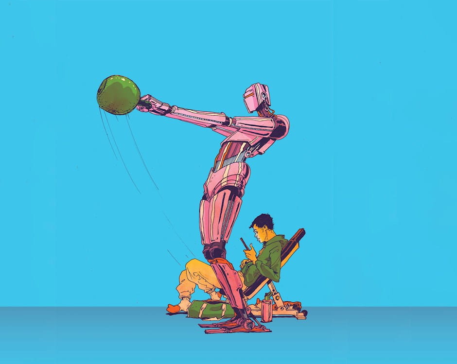 robot exercising