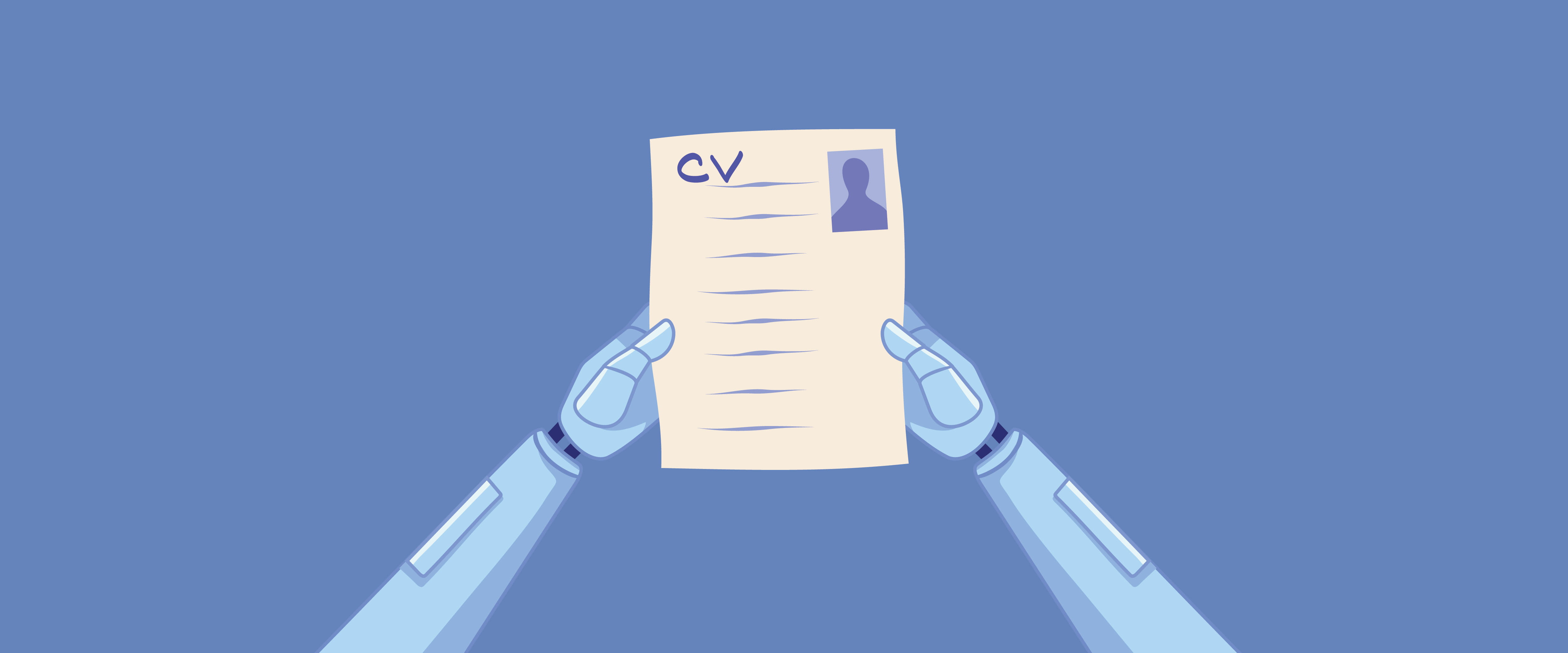 Robot holding CV