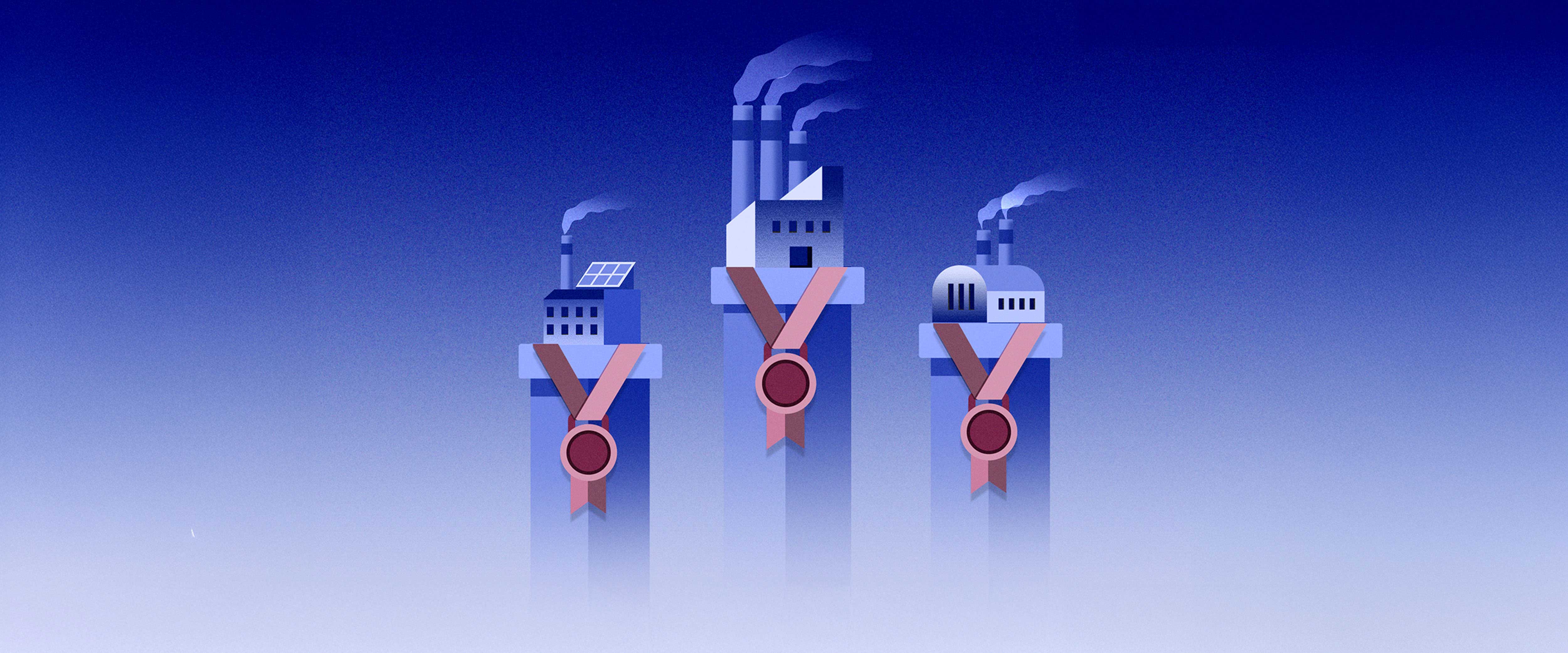 Factories on pedestals