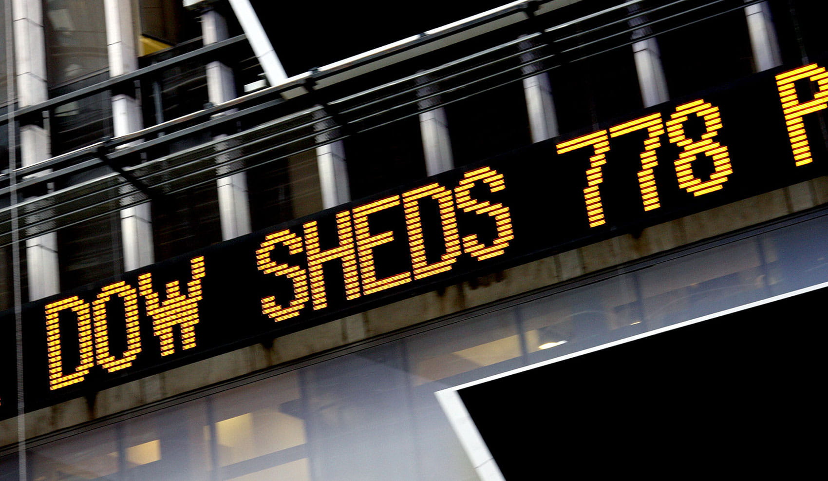 Stock Price: DOW SHEDS 778