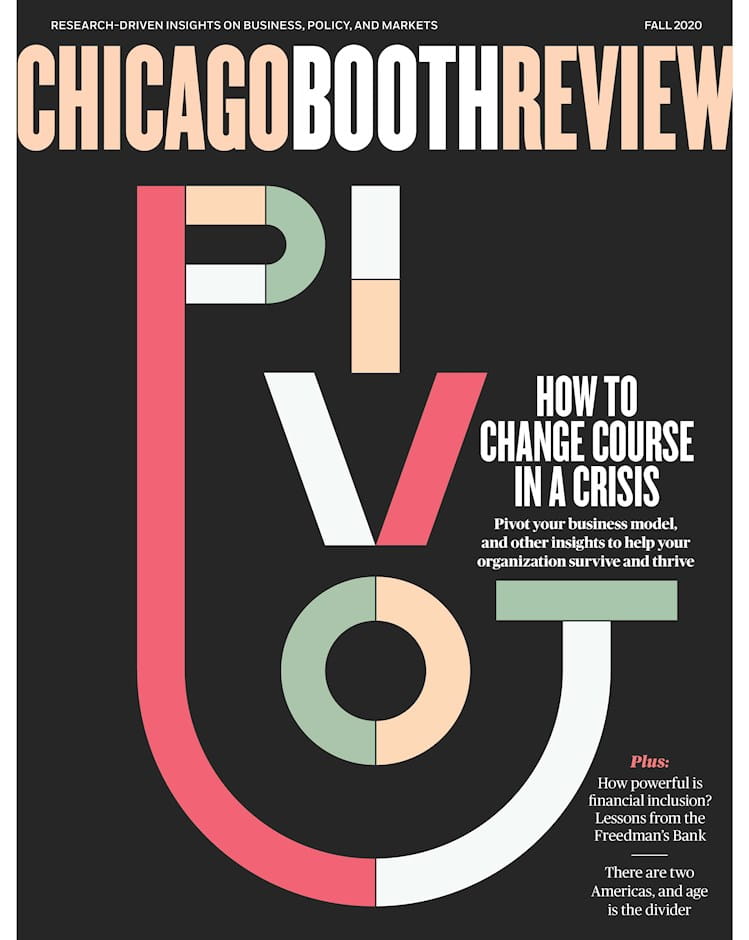 Chicago Booth Review Issue Cover | Fall 2020