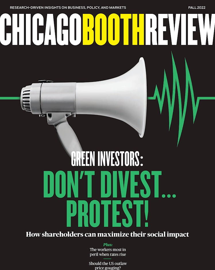 Chicago Booth Review Issue Cover | Fall 2022