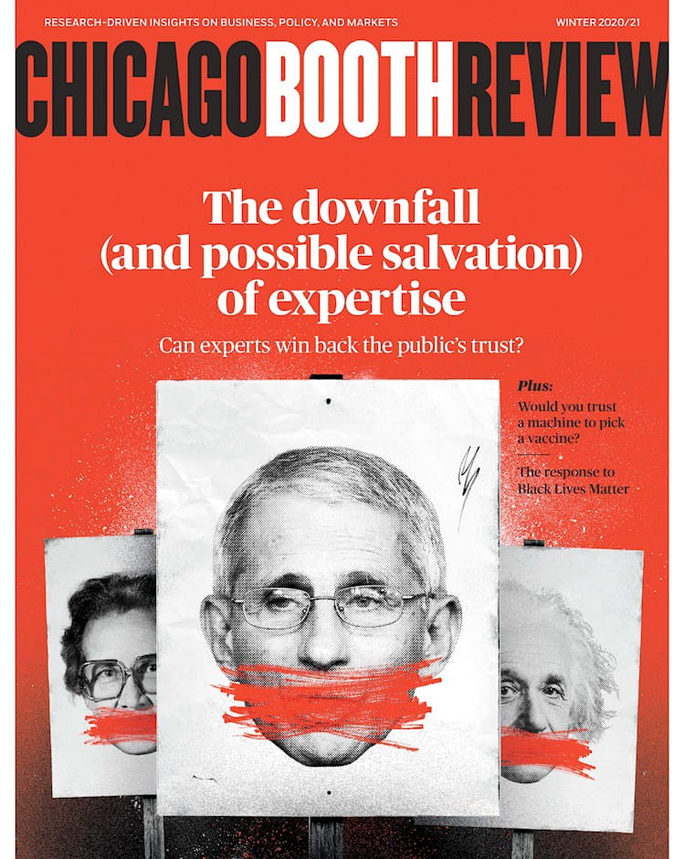 Chicago Booth Review Issue Cover | Winter 2020-2021