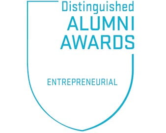 Entrepreneurial Distinguished Alumni Award shield logo