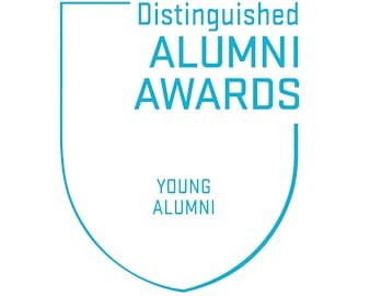 Distinguished Alumni Awards young alumni shield logo