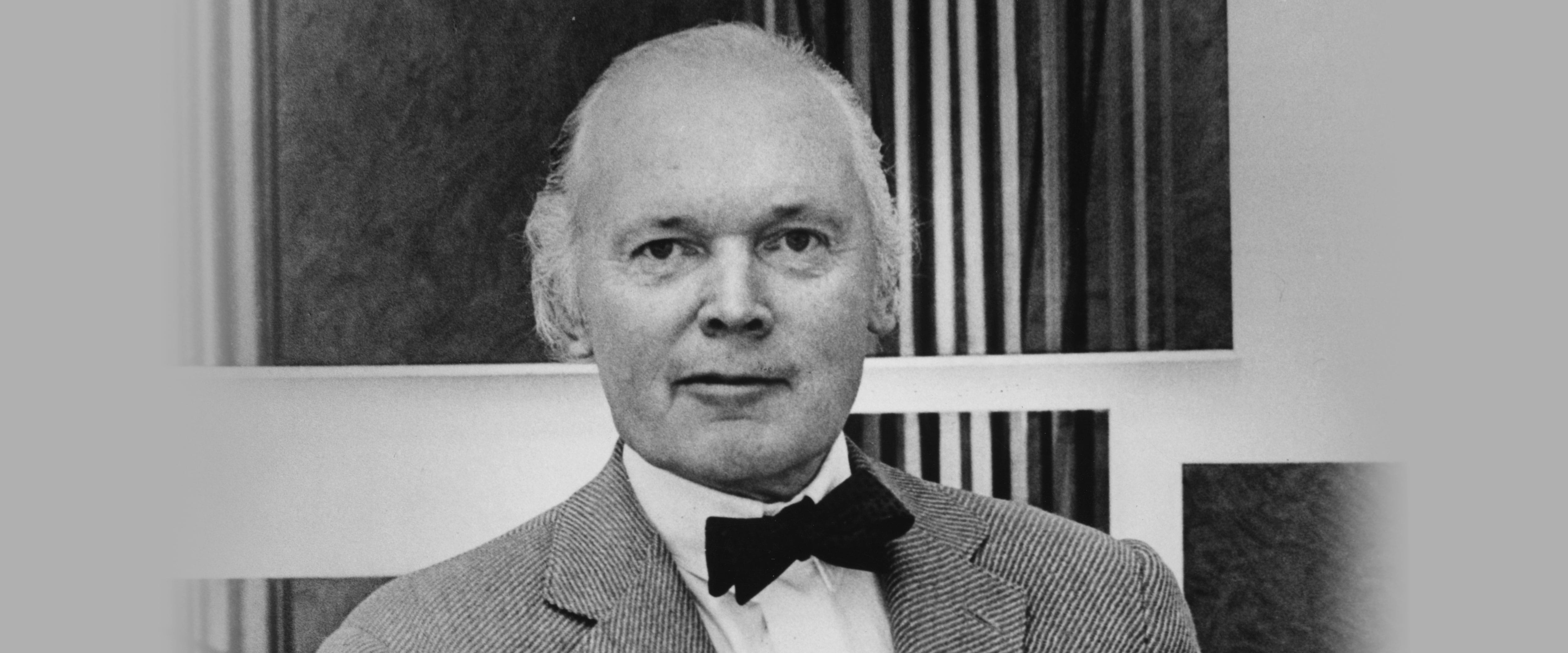 Robert O. Anderson black and white headshot