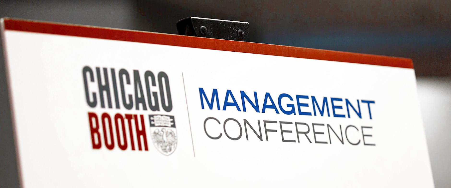 Management Conference Sign
