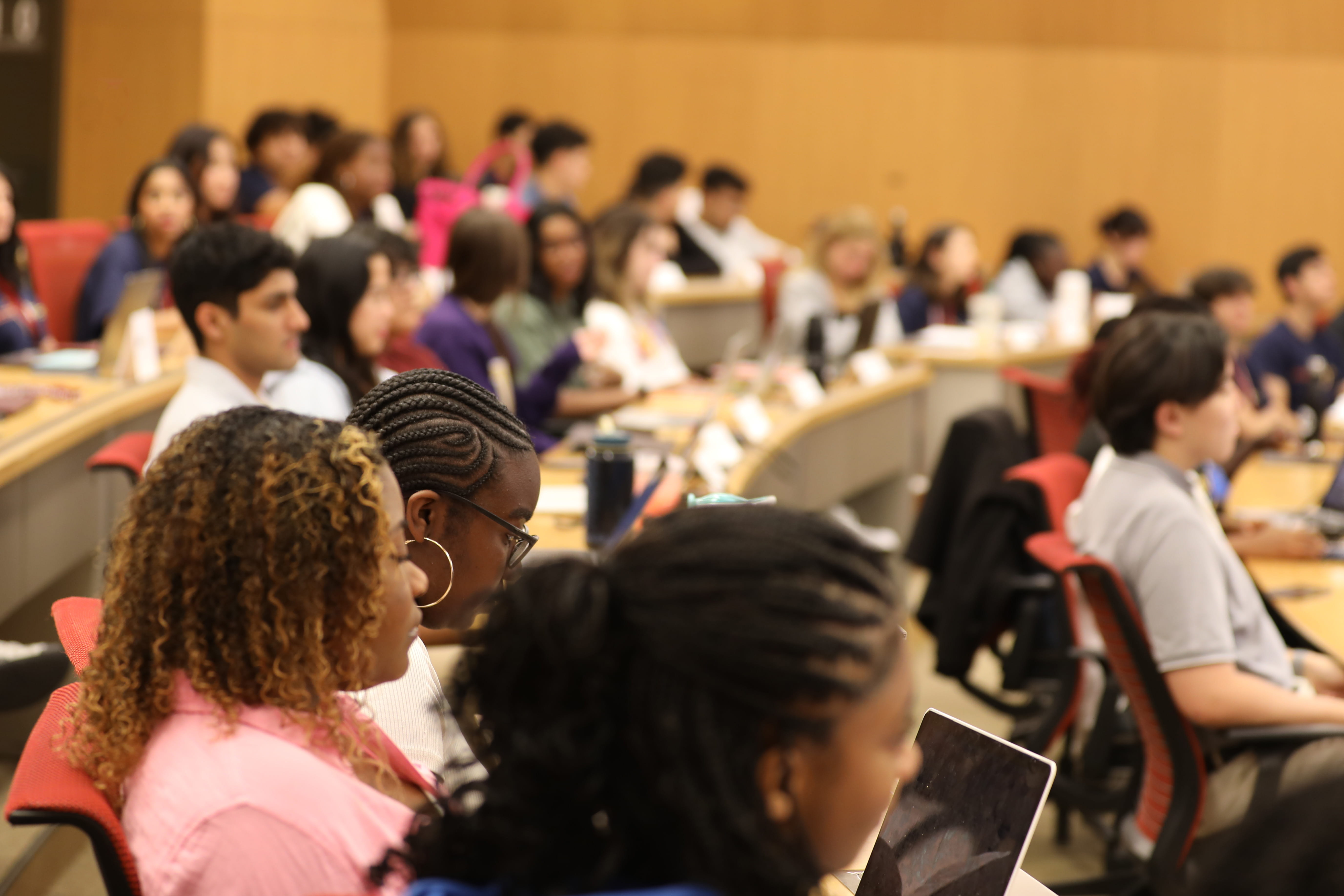Students in a classroom