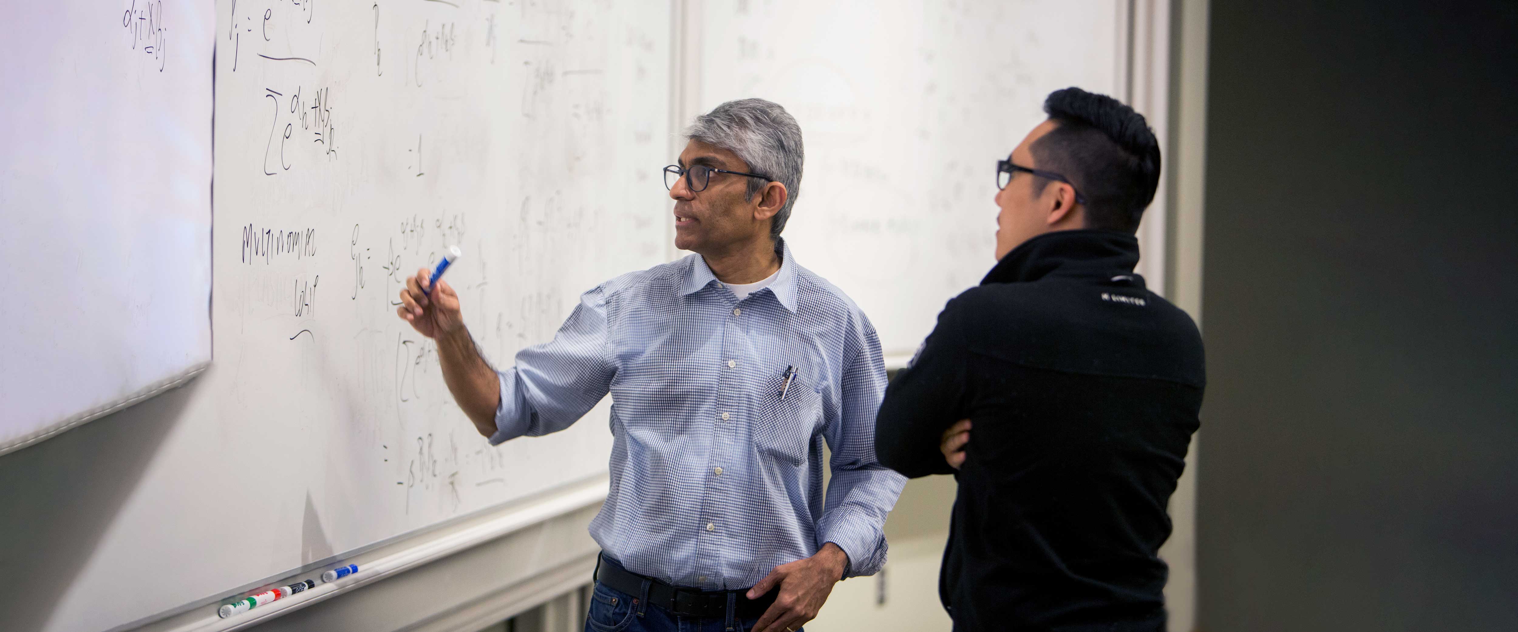 Pradeep Chintagunta at the whiteboard