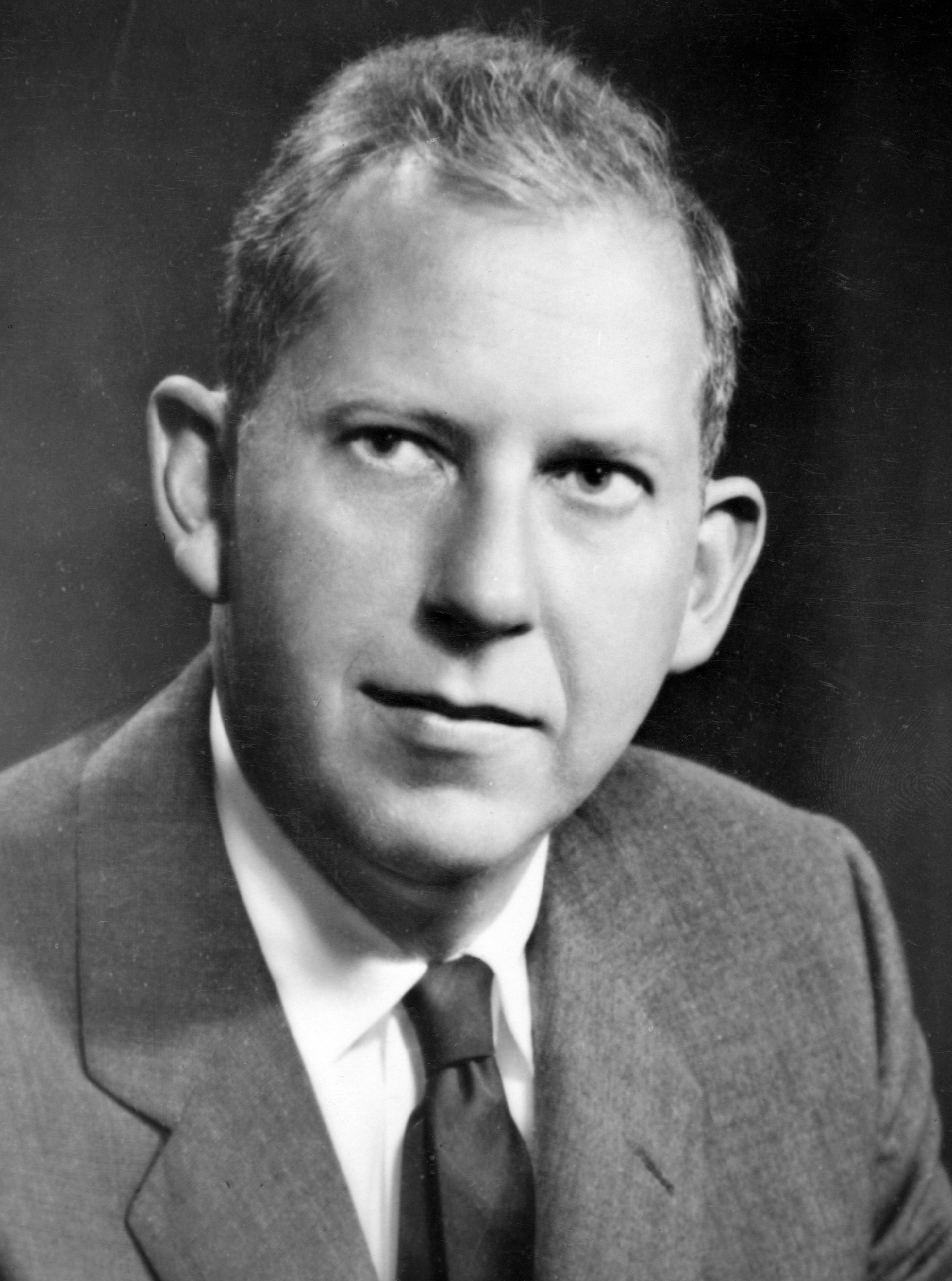 Headshot of George Stigler as a young man