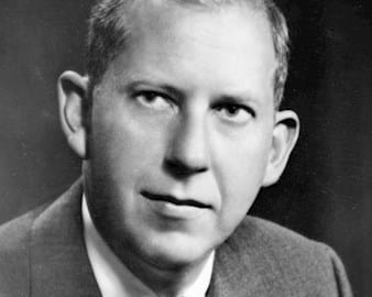Headshot of George Stigler as a young man