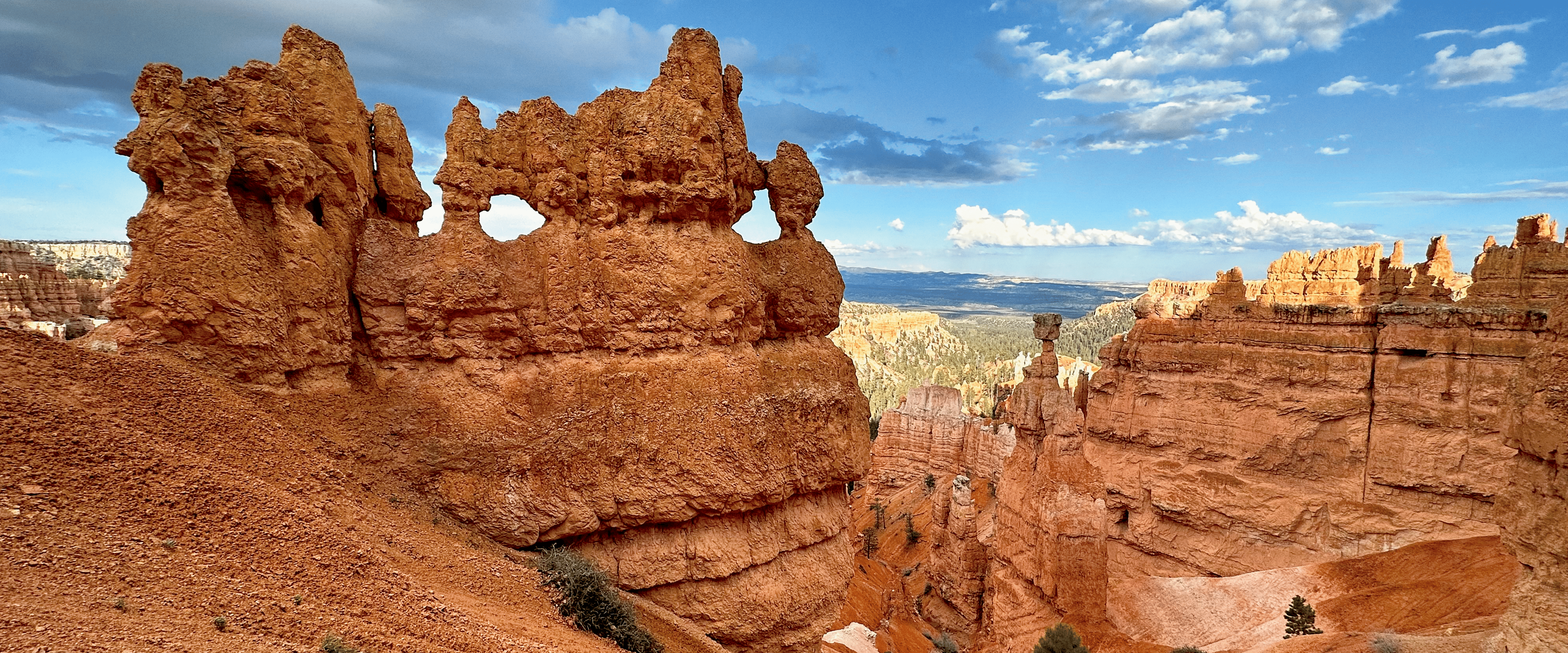 A rock formation in Utah.
