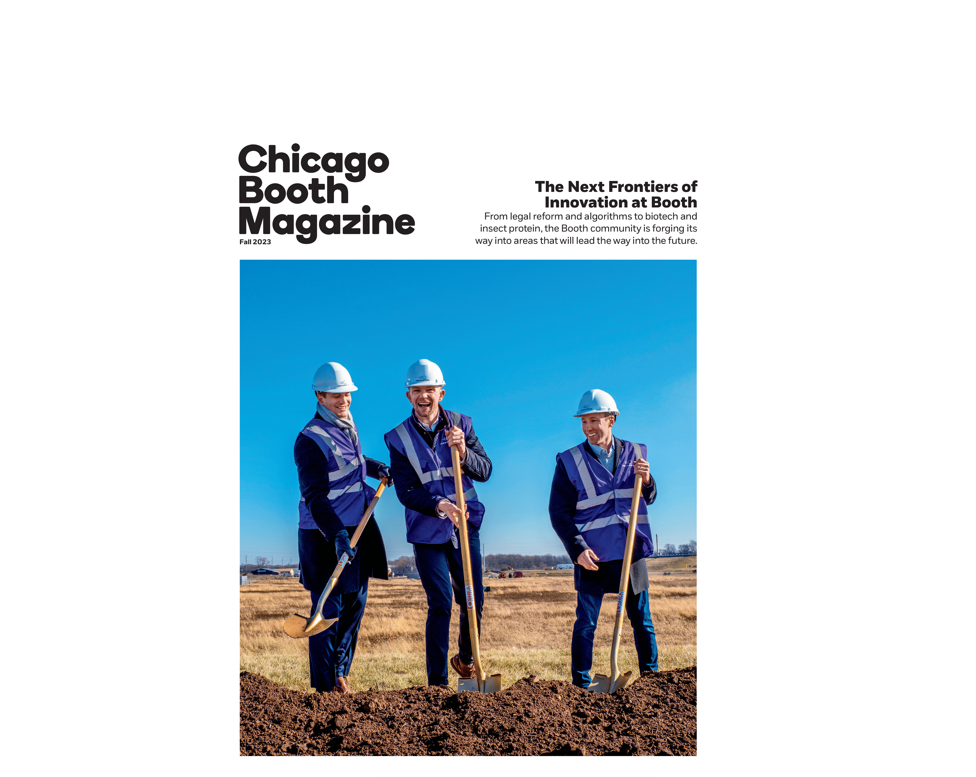 Fall 2023 cover of Chicago Booth Magazine