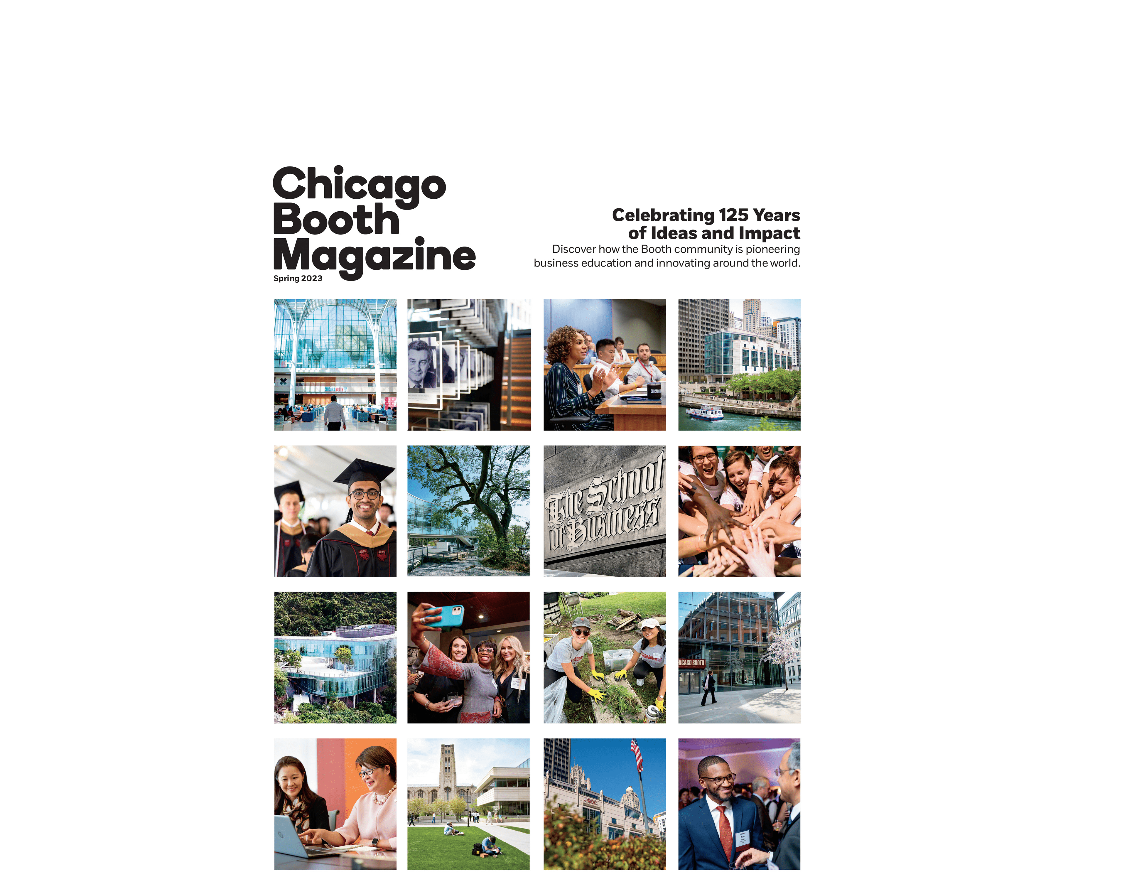 Spring 2023 cover of Chicago Booth Magazine