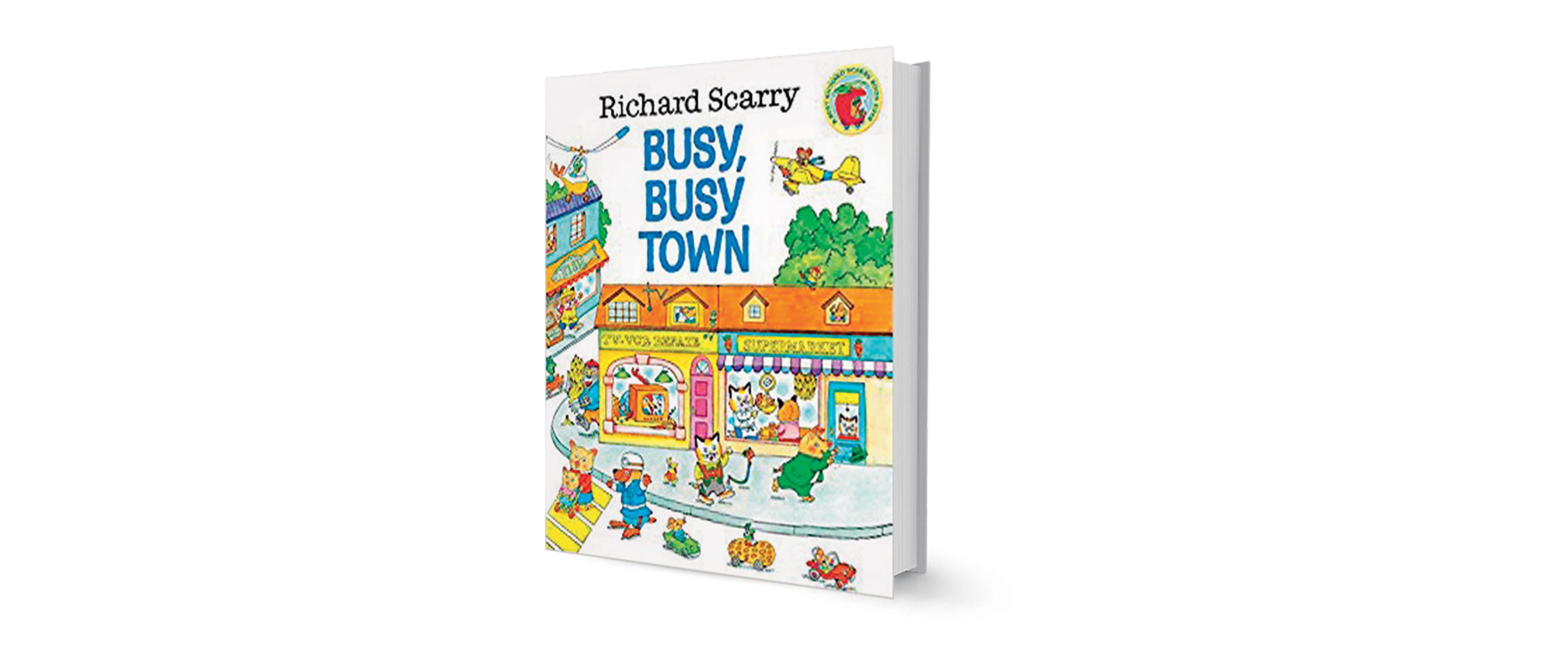 Book cover of Busy, Busy Town by Richard Scarry