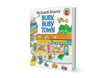 Book cover of Busy, Busy Town by Richard Scarry