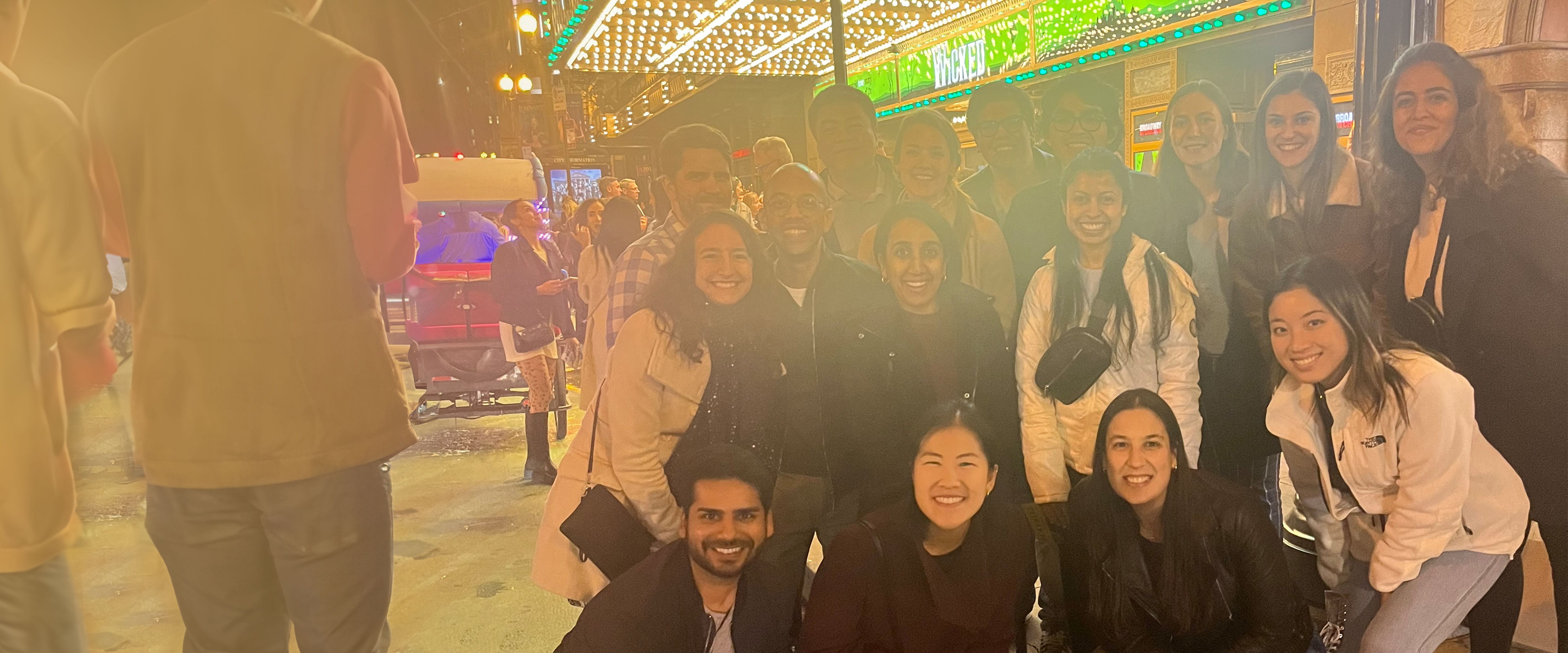 Group photo of Chicago Booth's Stage & Screen Club