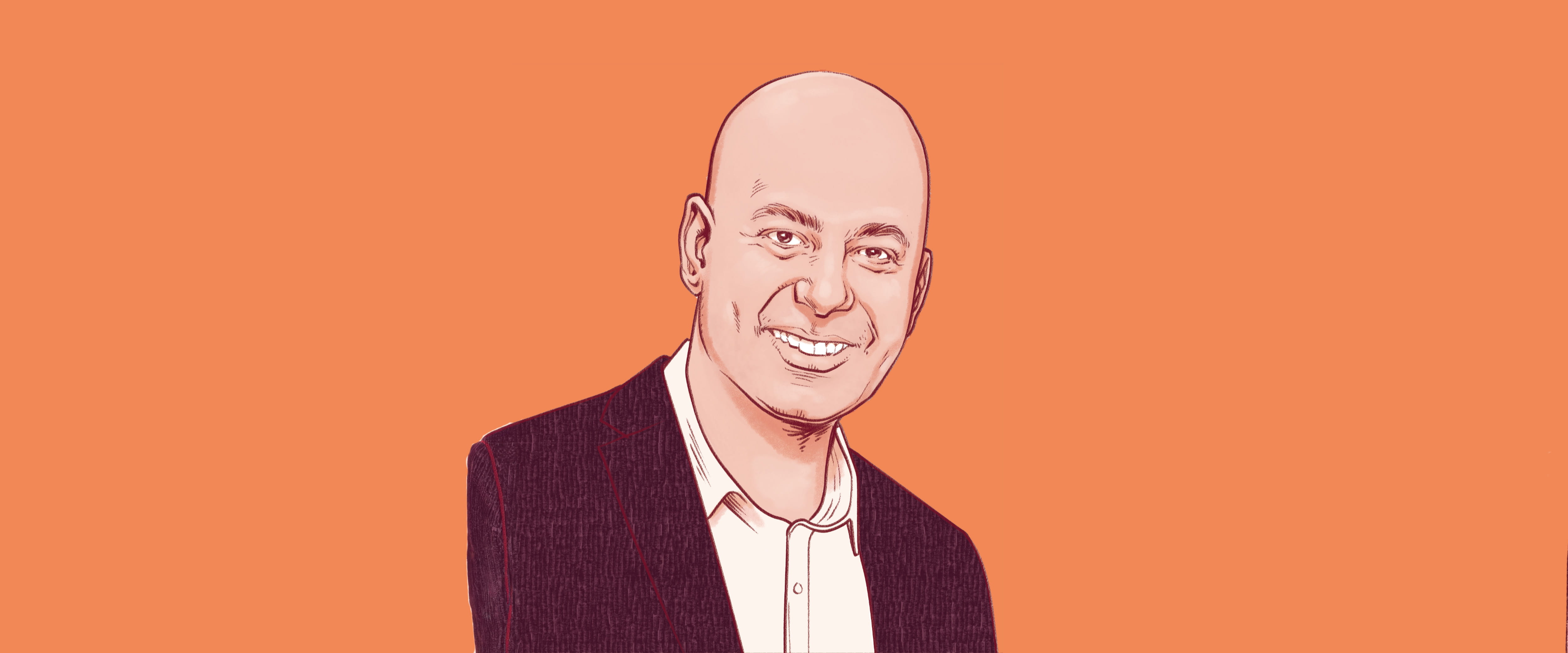An illustration of Saurabh Chopra.