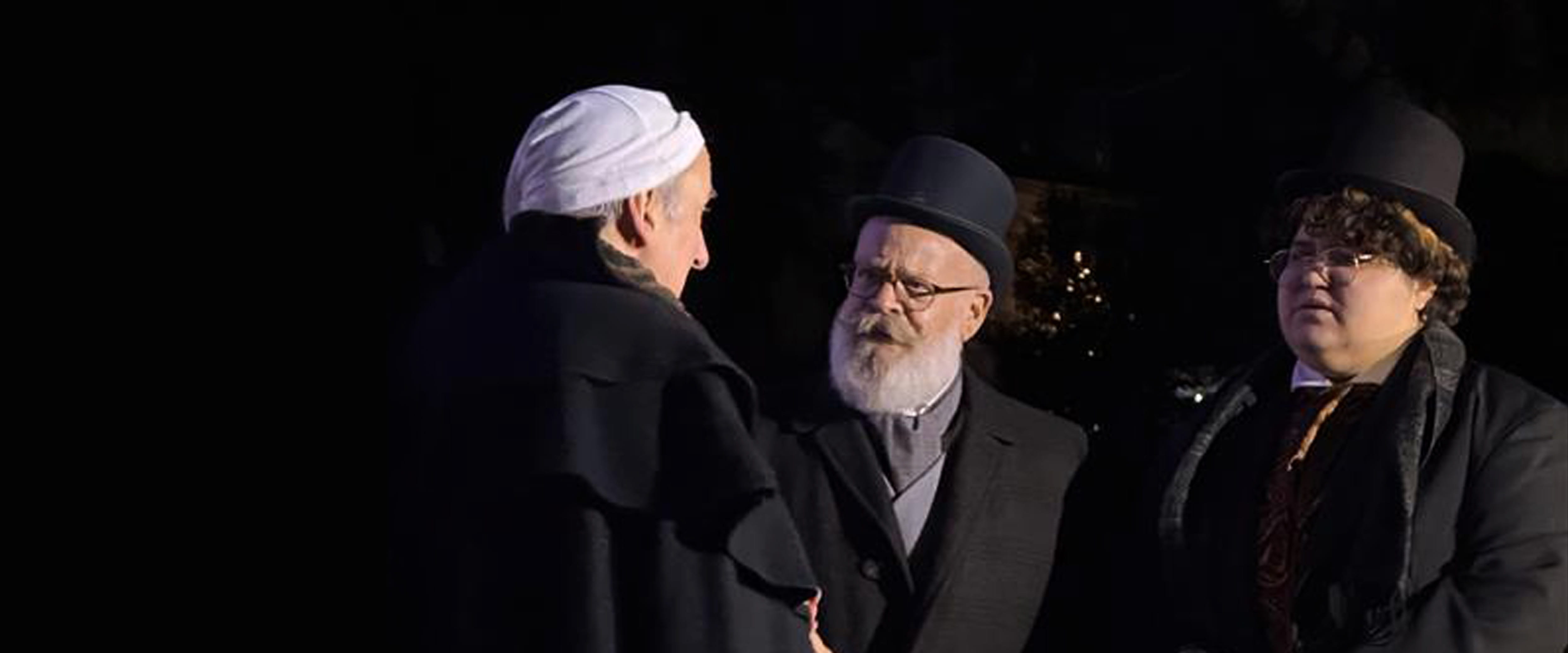 David Muller in a production of "A Christmas Carol."