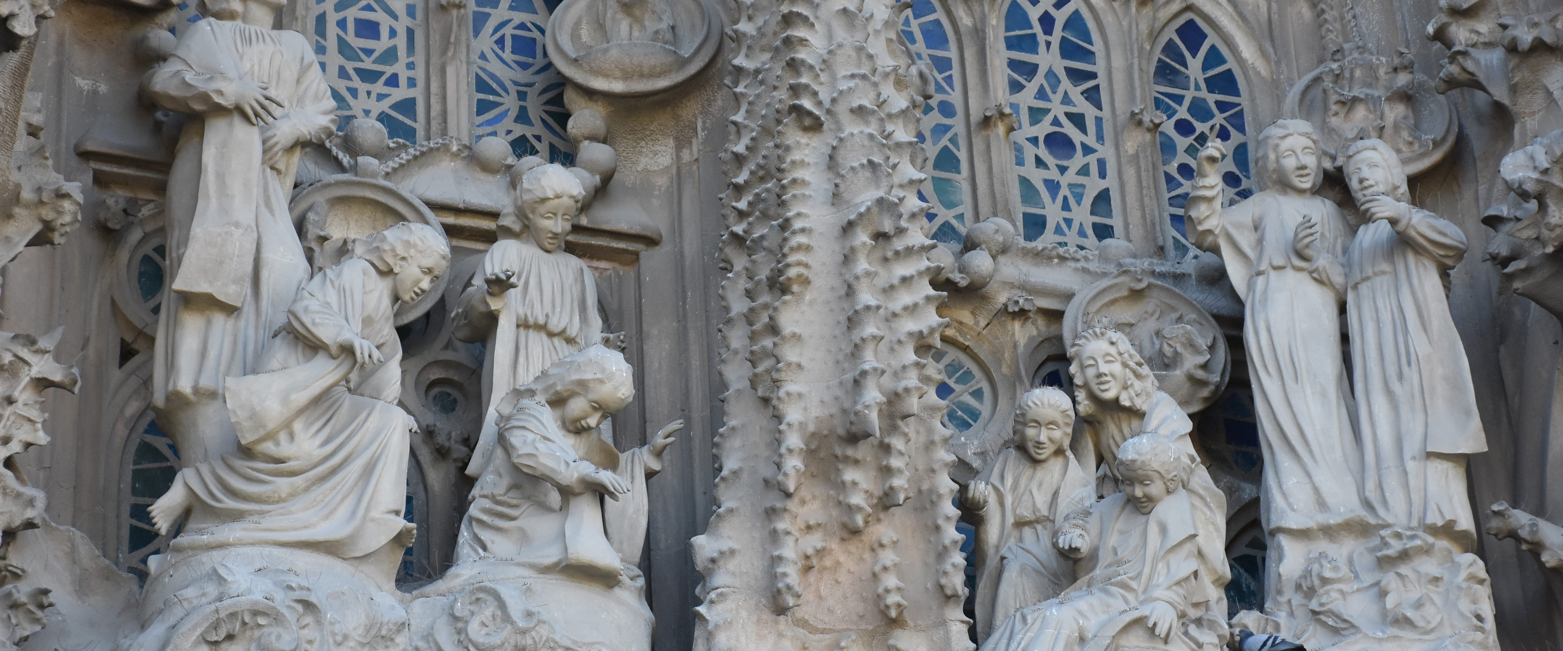 The Nativity Facade of the Sagrada Familia.
