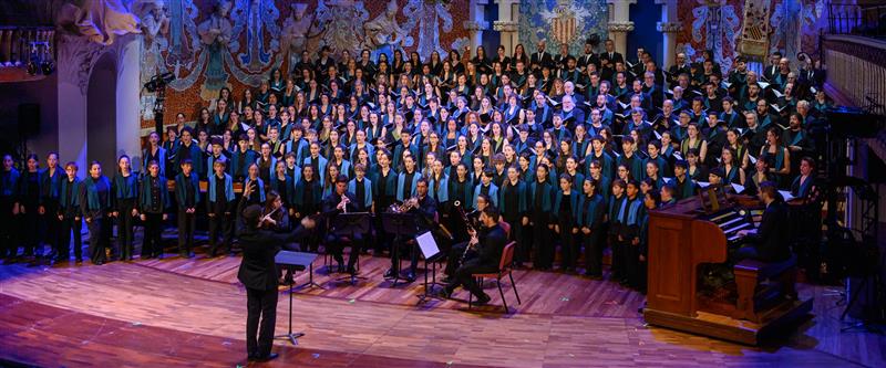 The Orfeó Català choir.