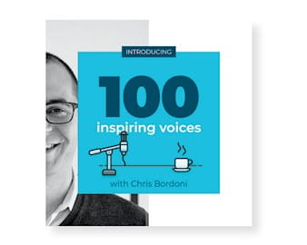 100 inspiring voices by Chris Bordoni podcast cover art