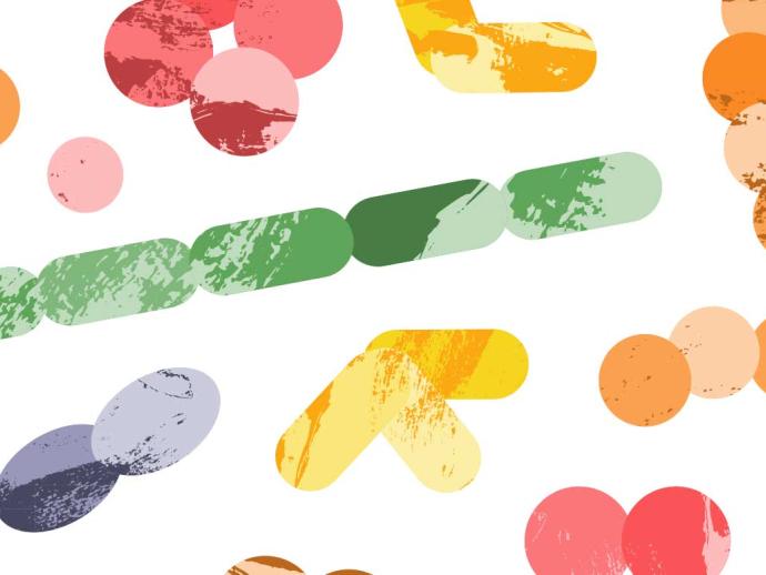 Illustration of probiotics