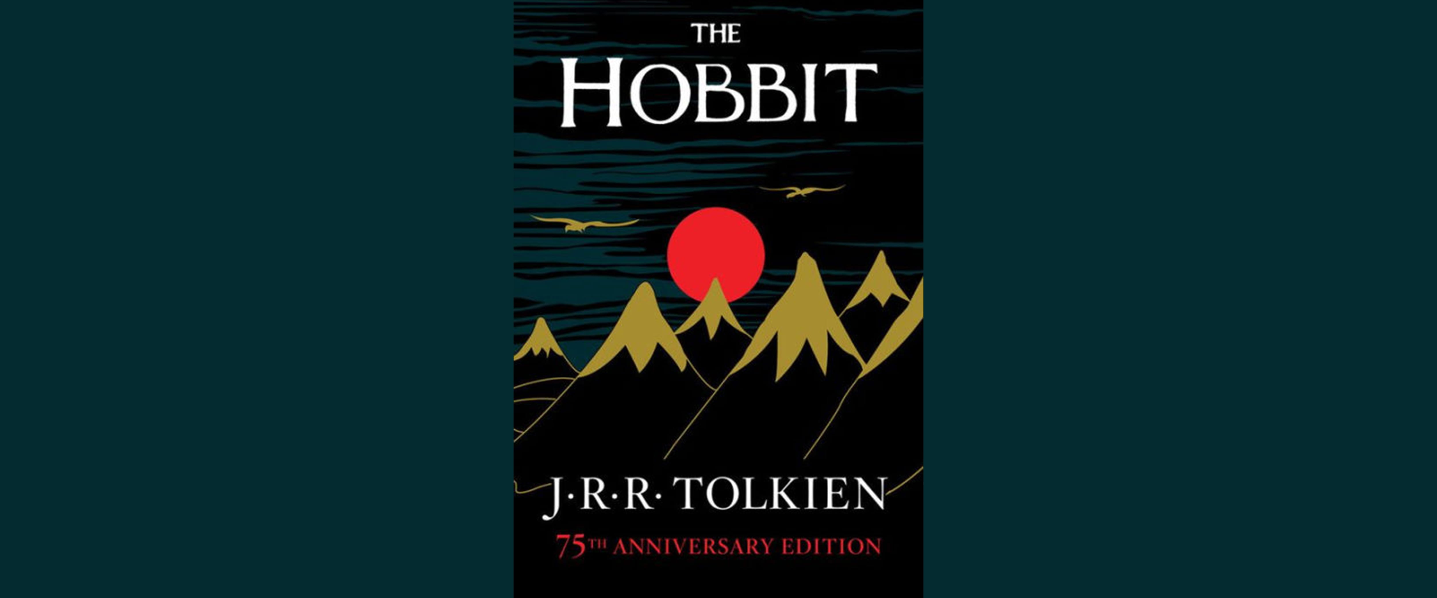 A photo of the book The Hobbit by J.R.R. Tolkien	