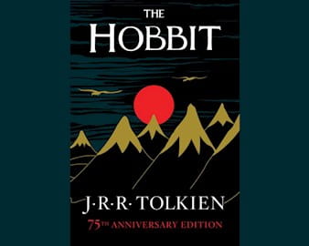 A photo of the book The Hobbit by J.R.R. Tolkien	