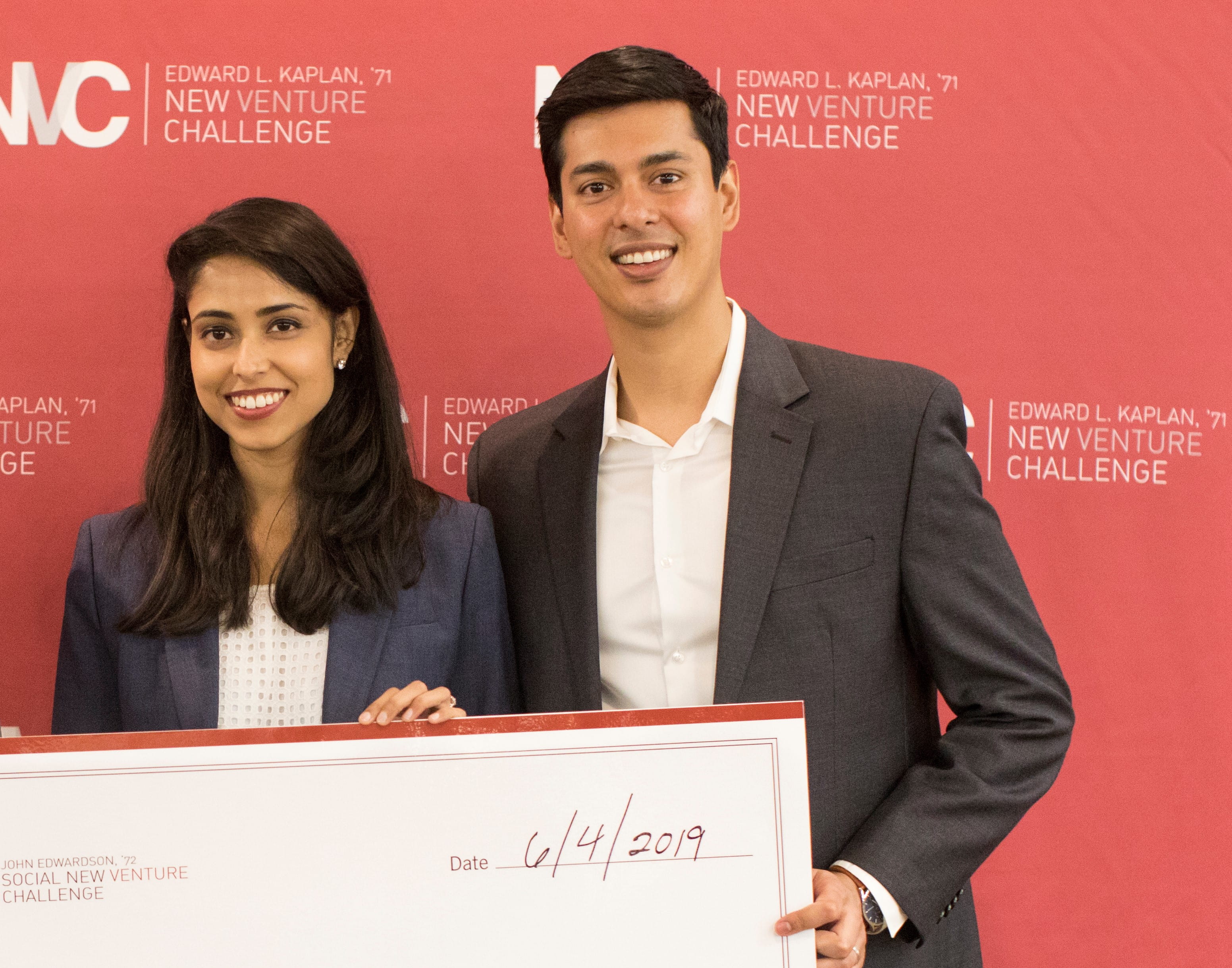 Evening alumnus Chetan Mahajan at the Social New Venture Challenge