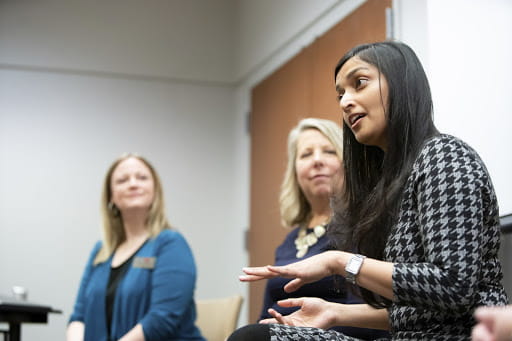 Women at a Graduate Women in Business event