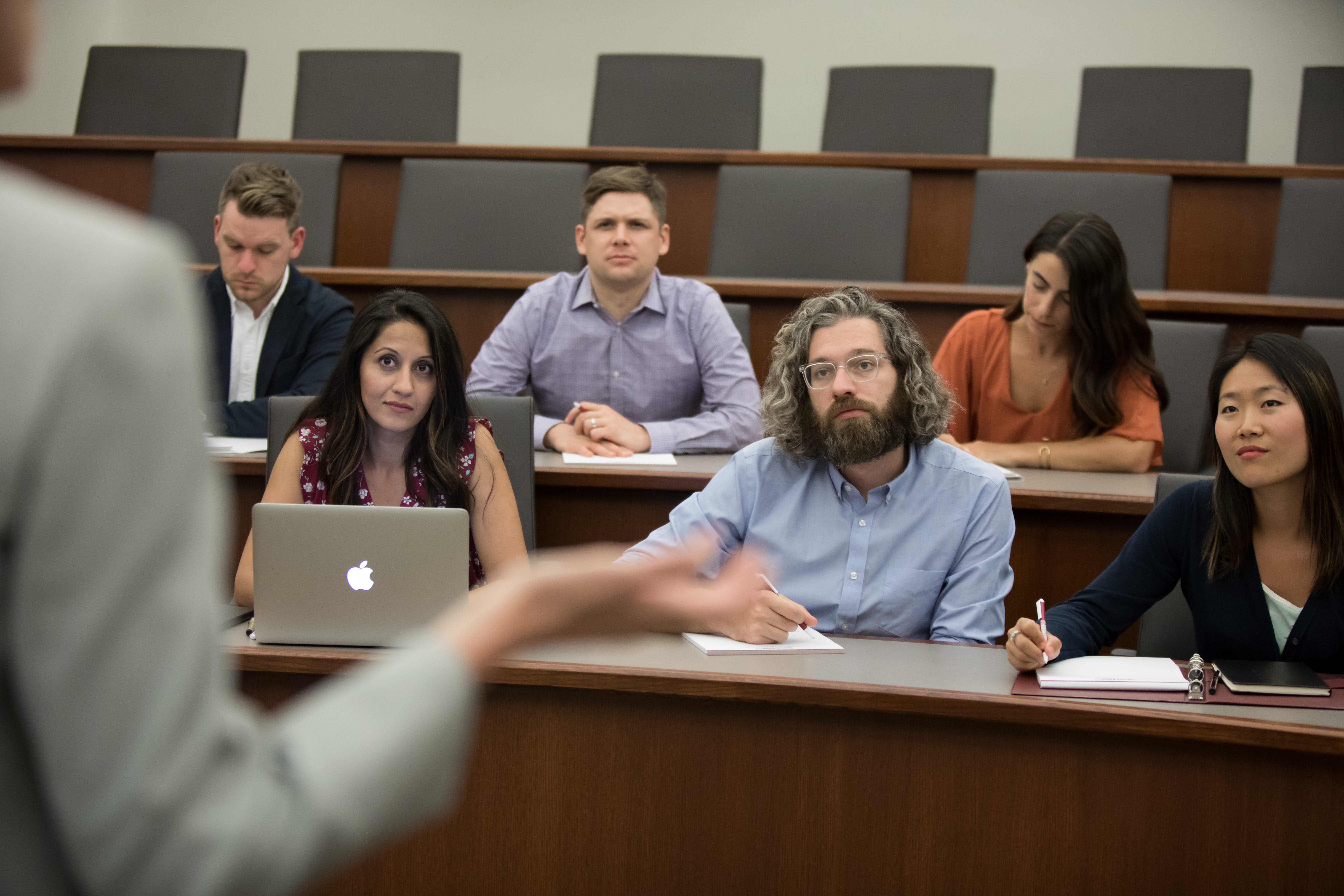 Chicago Booth students in a classroom