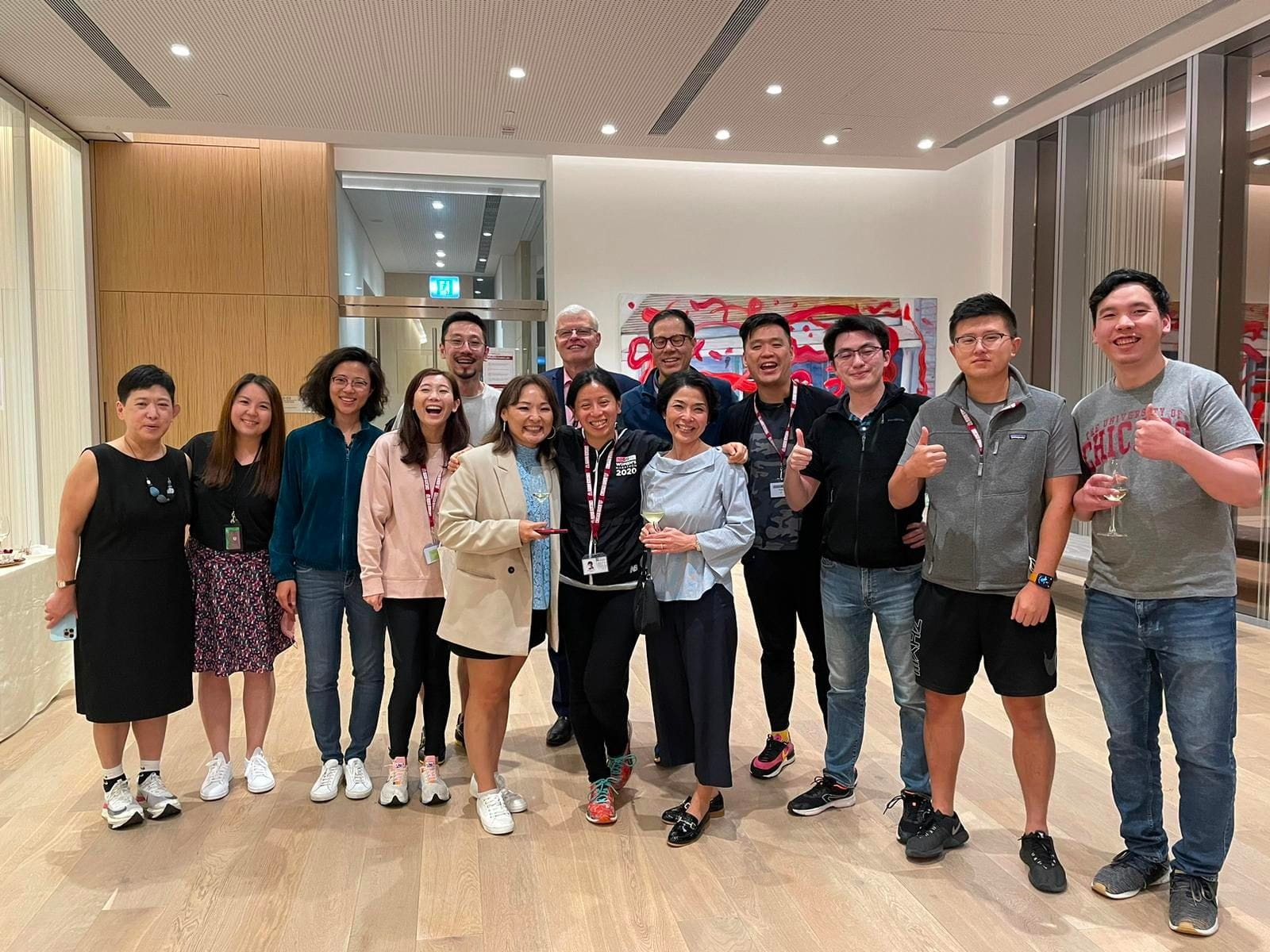 A group of Chicago Booth EMBA students