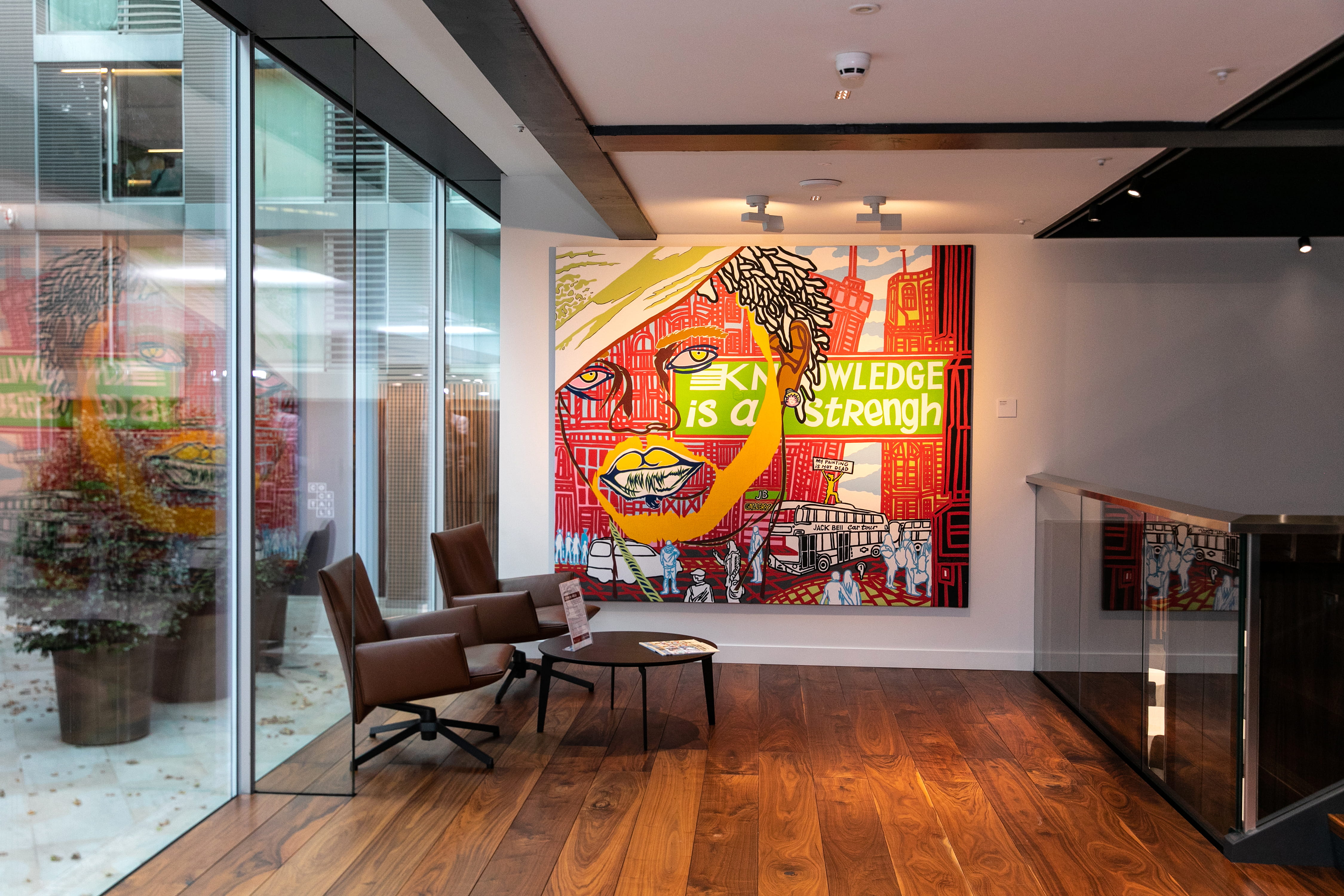 Knowledge Is Strength painting