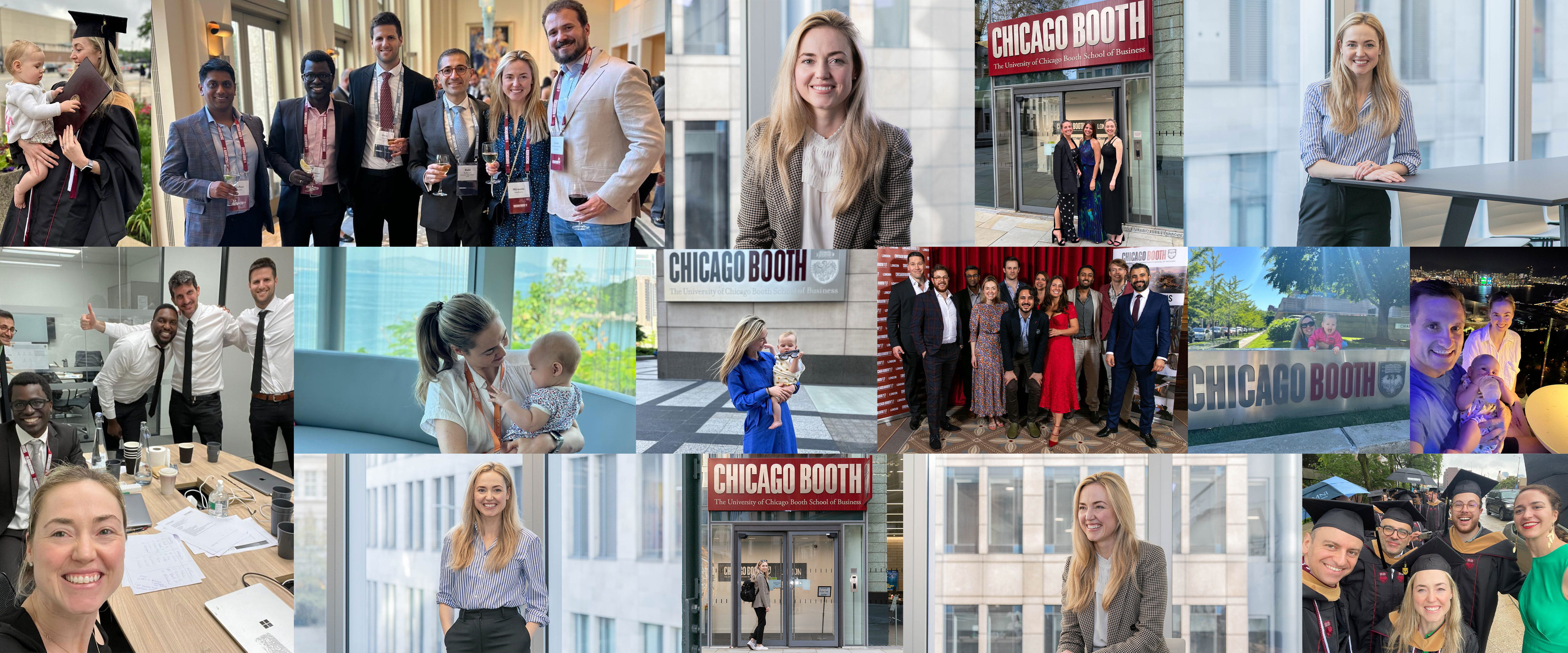 Collage of images showing Miranda Mallows