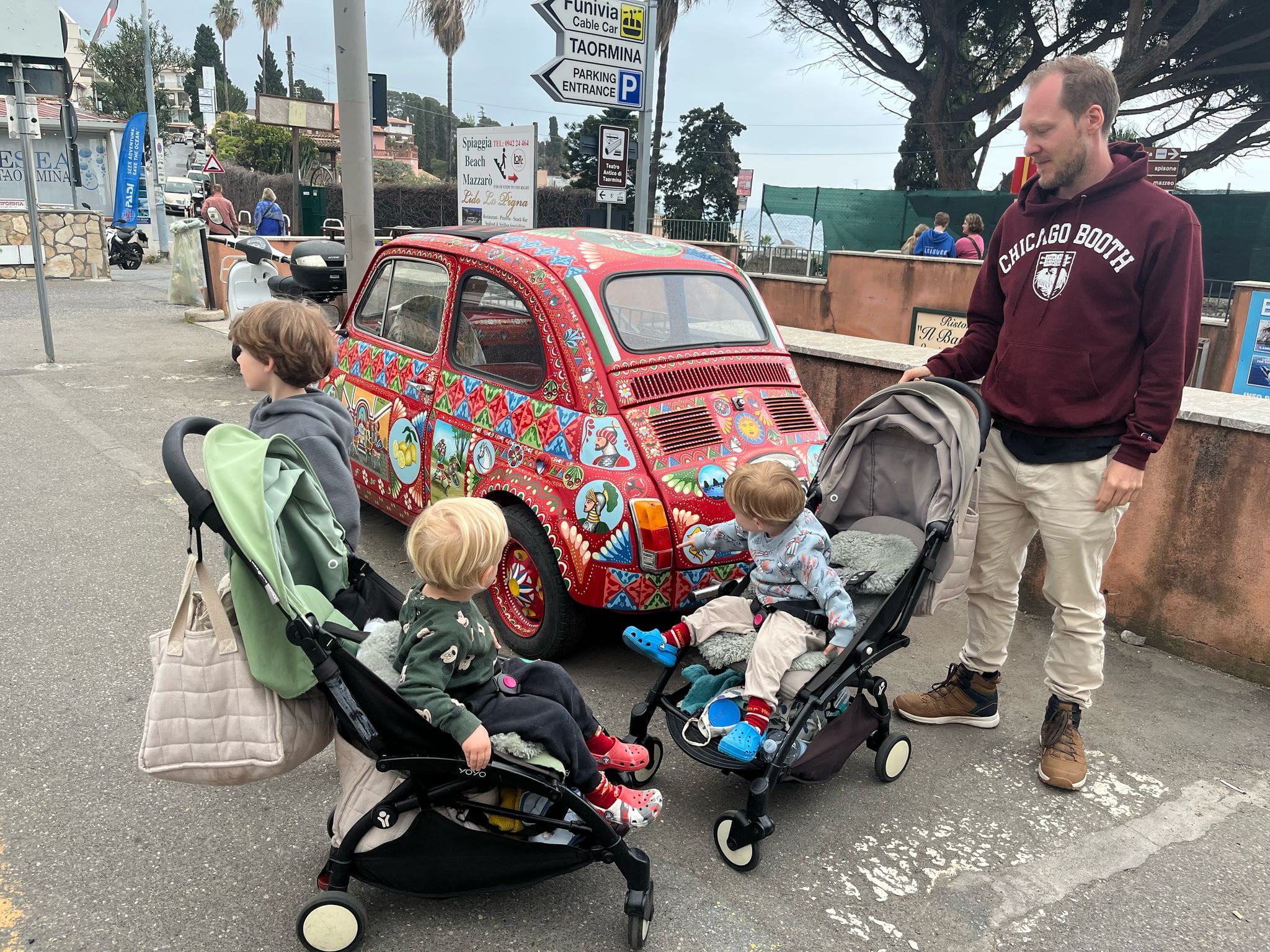 Philipp with kids