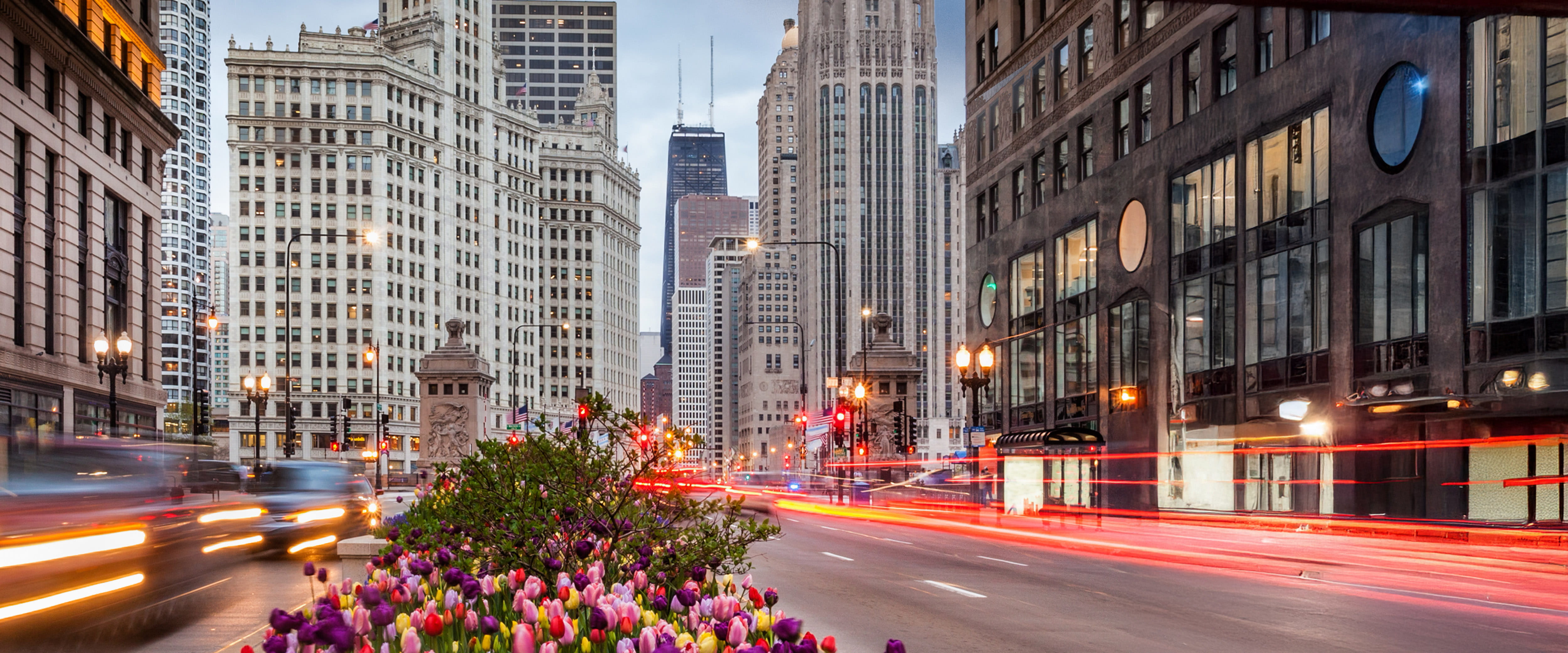 Timelapse of the city of Chicago.