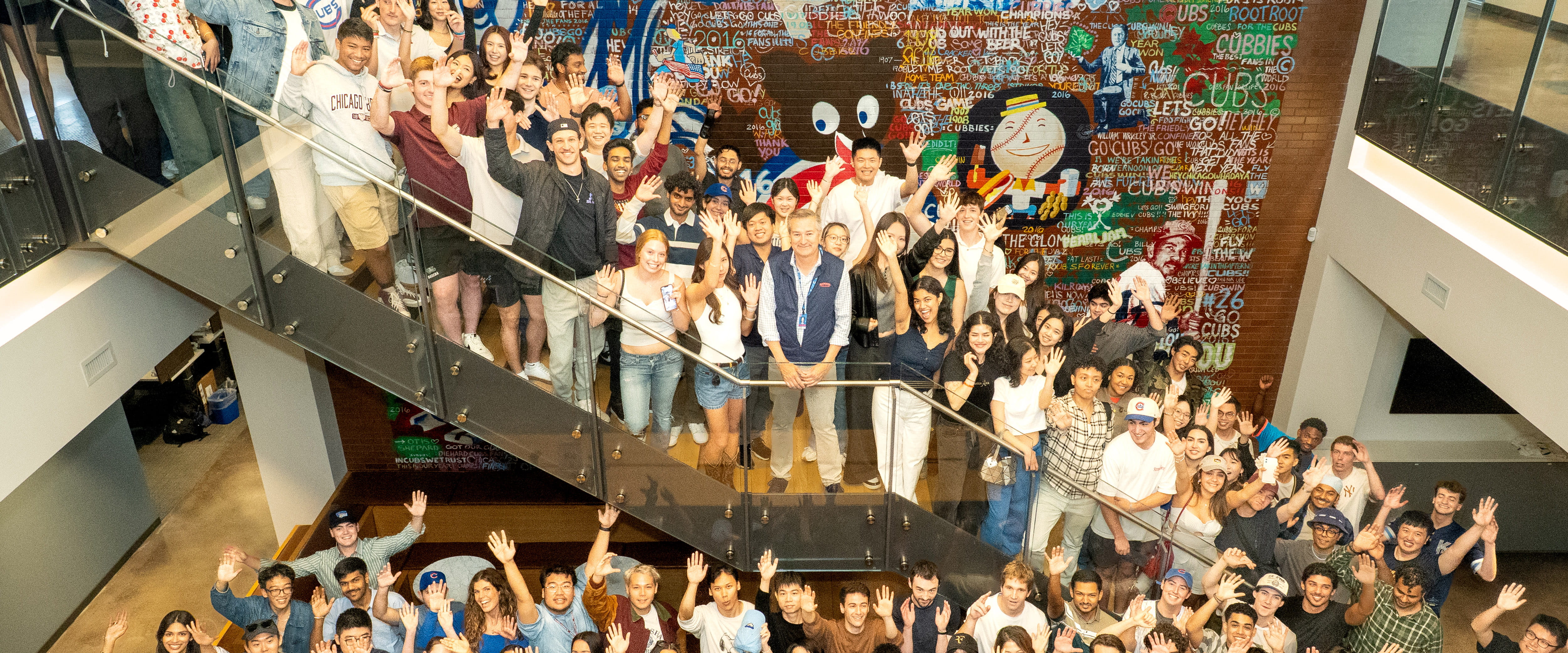 Group photo with Tom Ricketts.