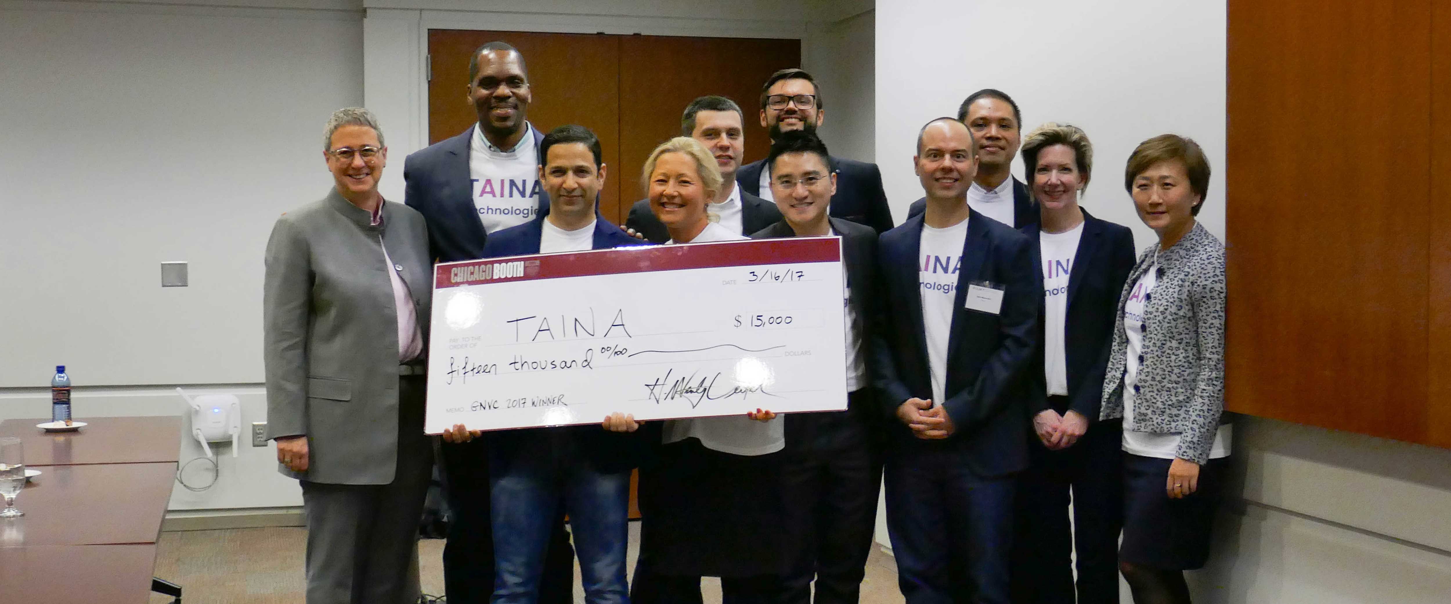 Winners of GNVC posing as a group