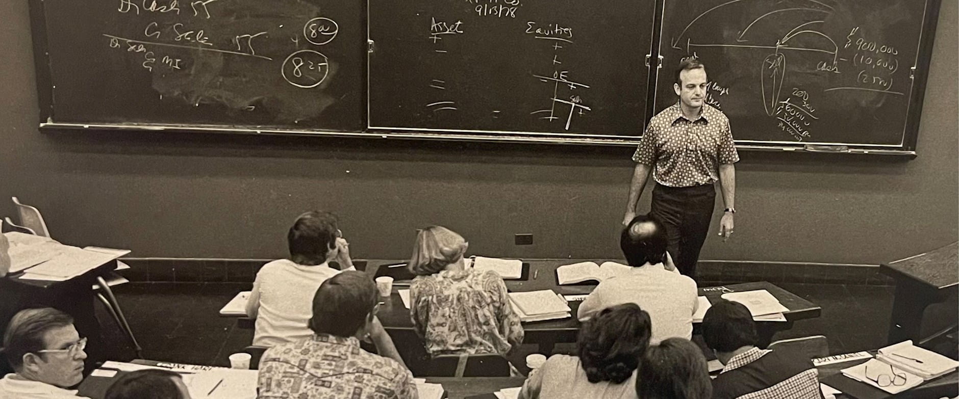 Roman Weil teaching at Booth in Hyde Park, 1970s