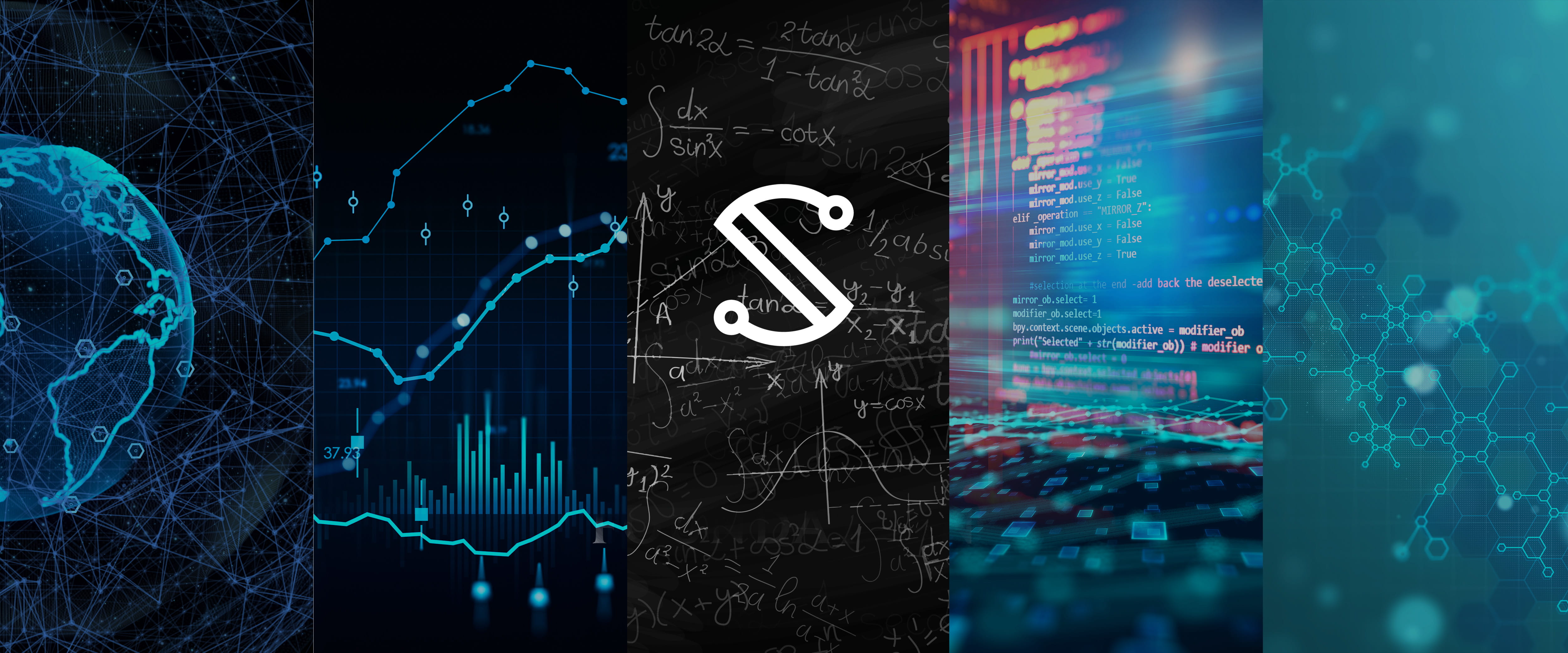 Five global, digital economics images